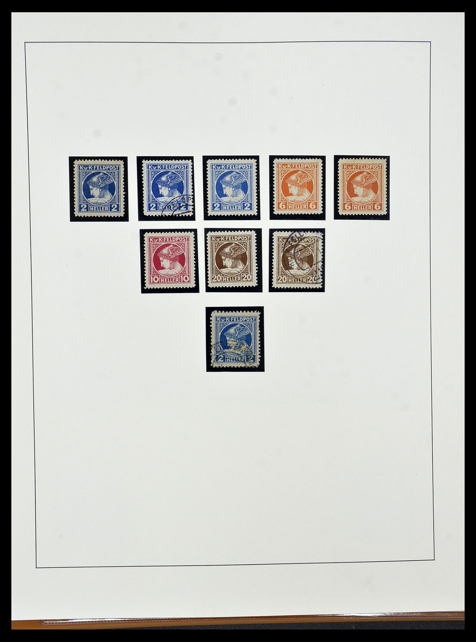 34465 044 - Postzegelverzameling 34465 Oostenrijk 1850-1918.