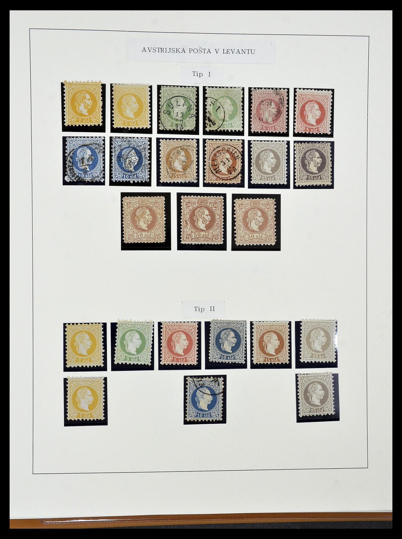 34465 060 - Postzegelverzameling 34465 Oostenrijk 1850-1918.