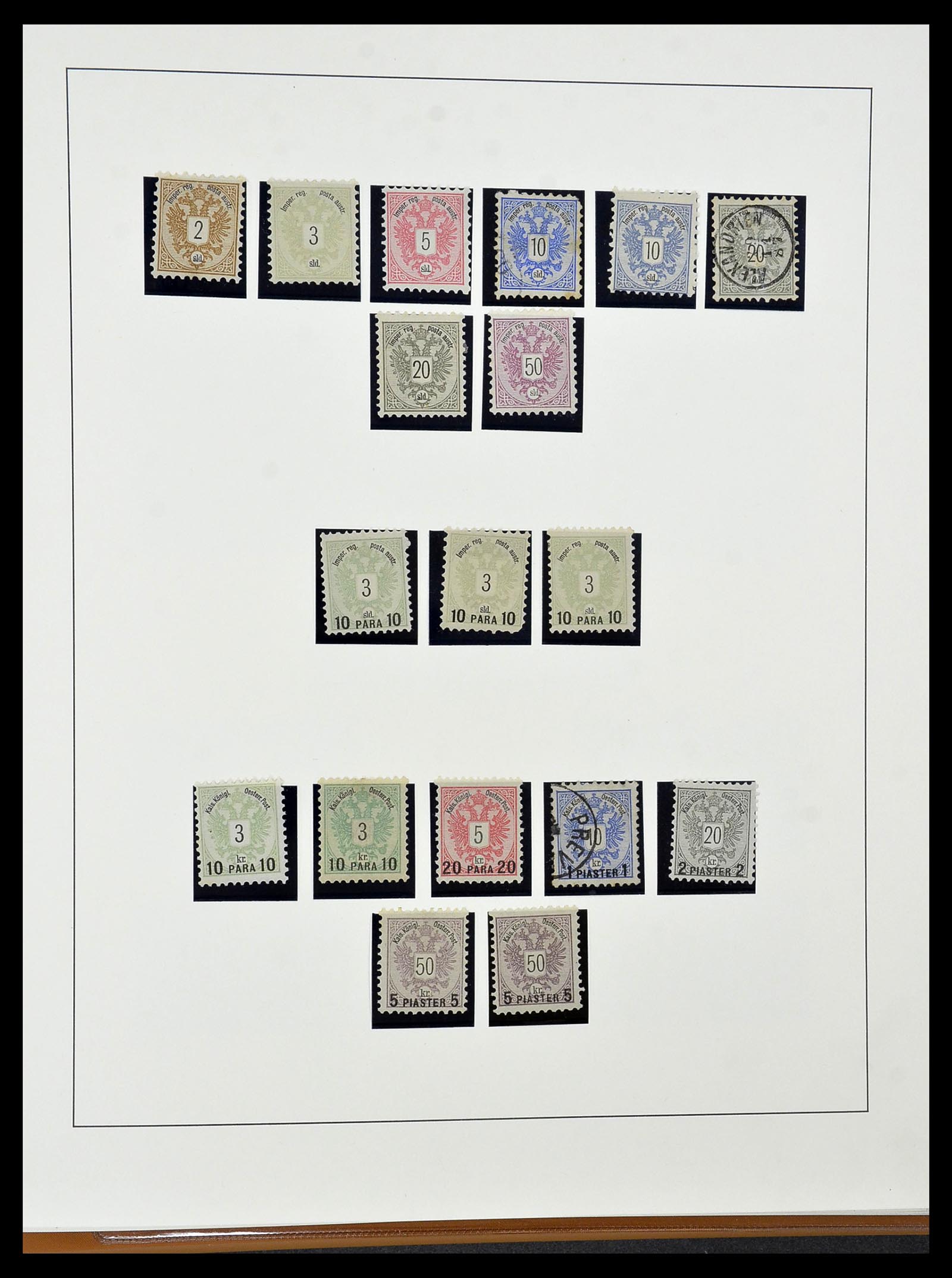 34465 061 - Postzegelverzameling 34465 Oostenrijk 1850-1918.