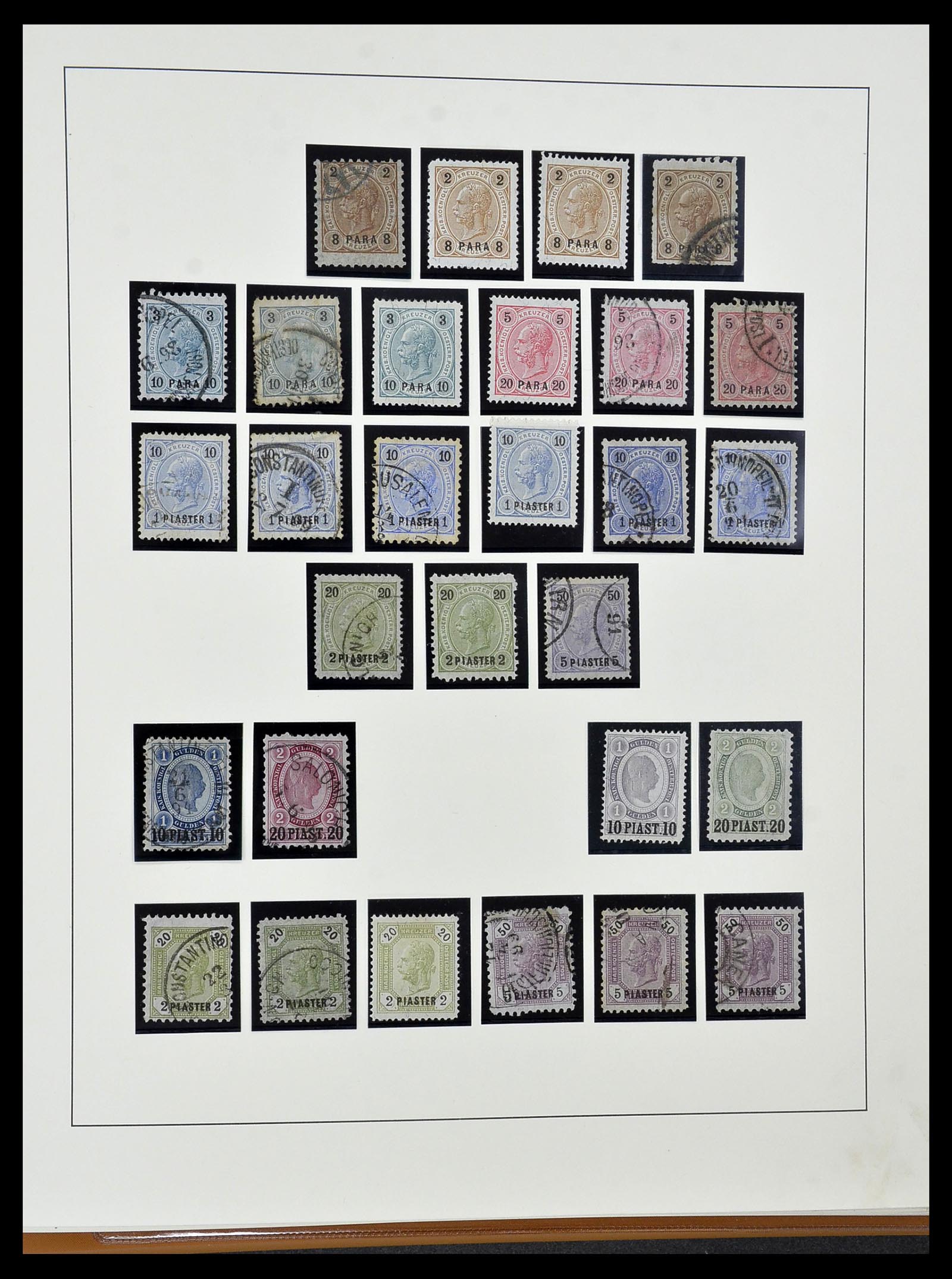 34465 062 - Postzegelverzameling 34465 Oostenrijk 1850-1918.