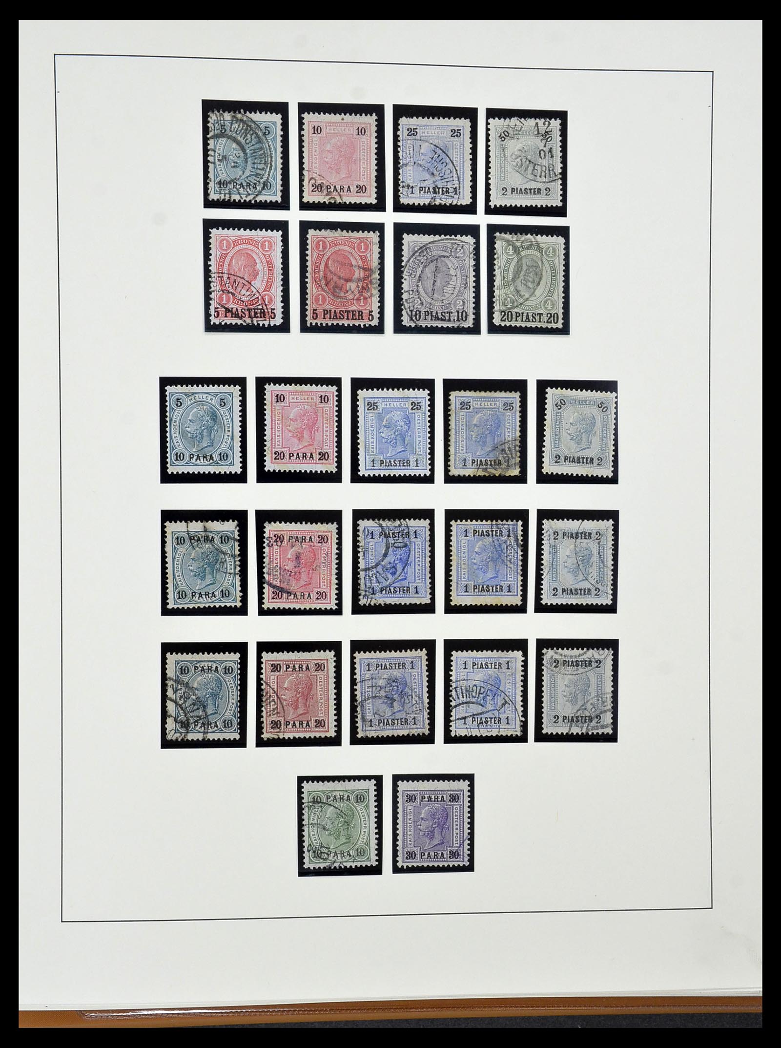 34465 063 - Postzegelverzameling 34465 Oostenrijk 1850-1918.