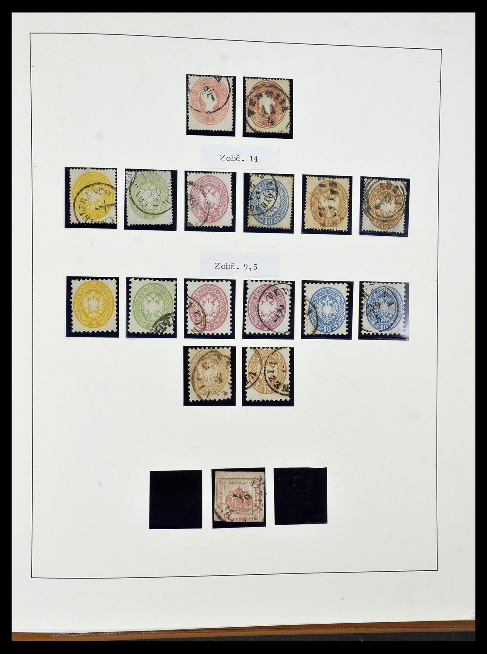34465 069 - Postzegelverzameling 34465 Oostenrijk 1850-1918.
