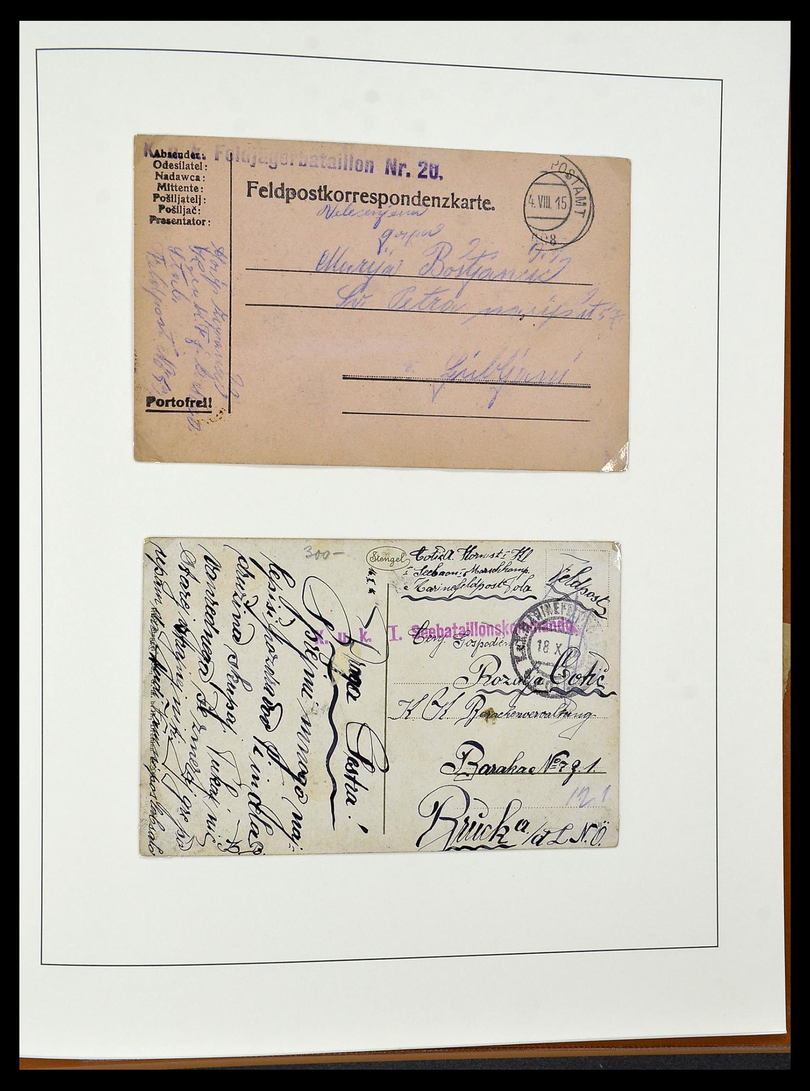 34465 072 - Postzegelverzameling 34465 Oostenrijk 1850-1918.