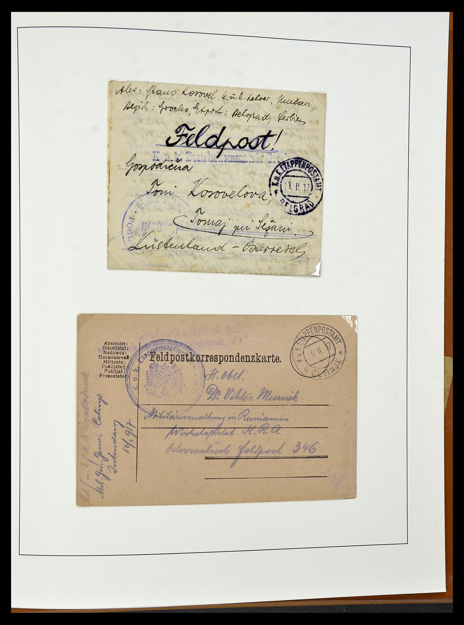 34465 073 - Postzegelverzameling 34465 Oostenrijk 1850-1918.