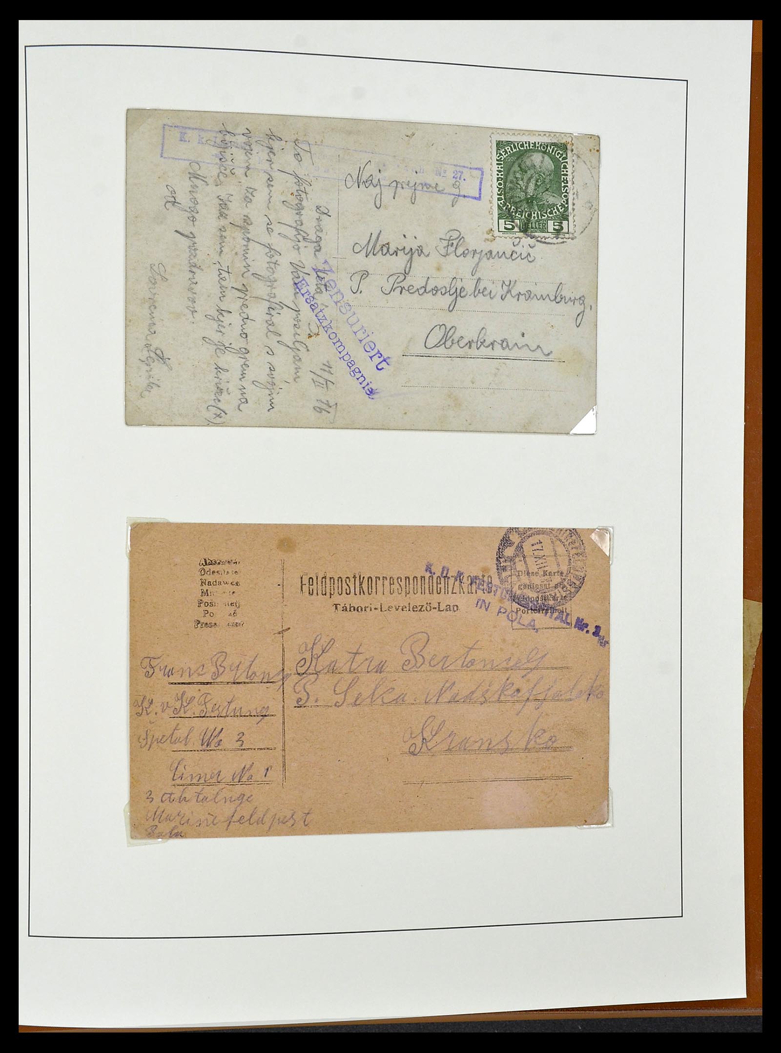 34465 074 - Postzegelverzameling 34465 Oostenrijk 1850-1918.