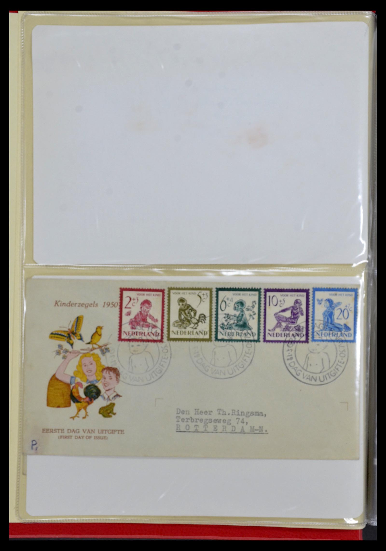 34468 002 - Stamp Collection 34468 Netherlands FDC's 1950-1970.
