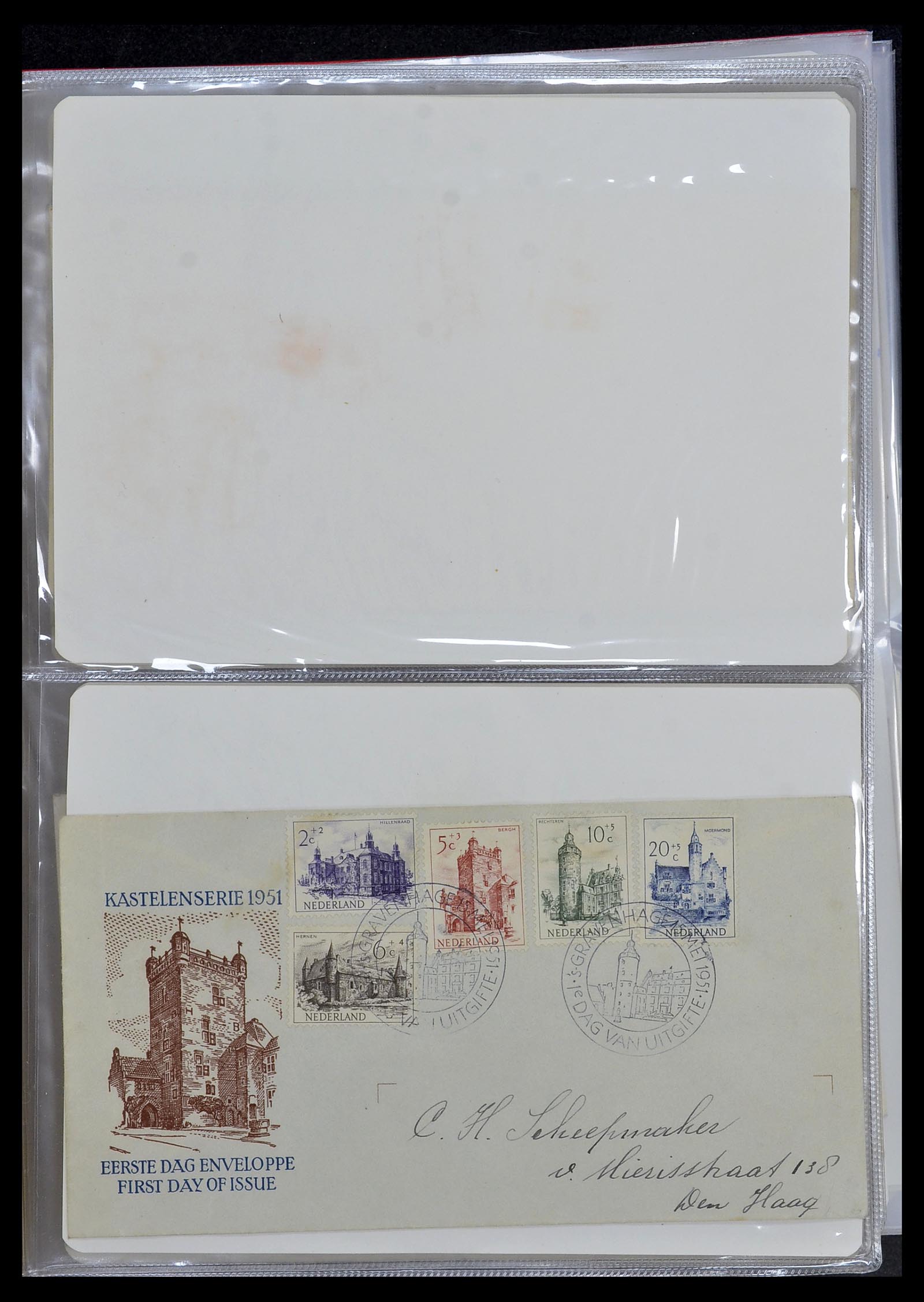 34468 003 - Stamp Collection 34468 Netherlands FDC's 1950-1970.
