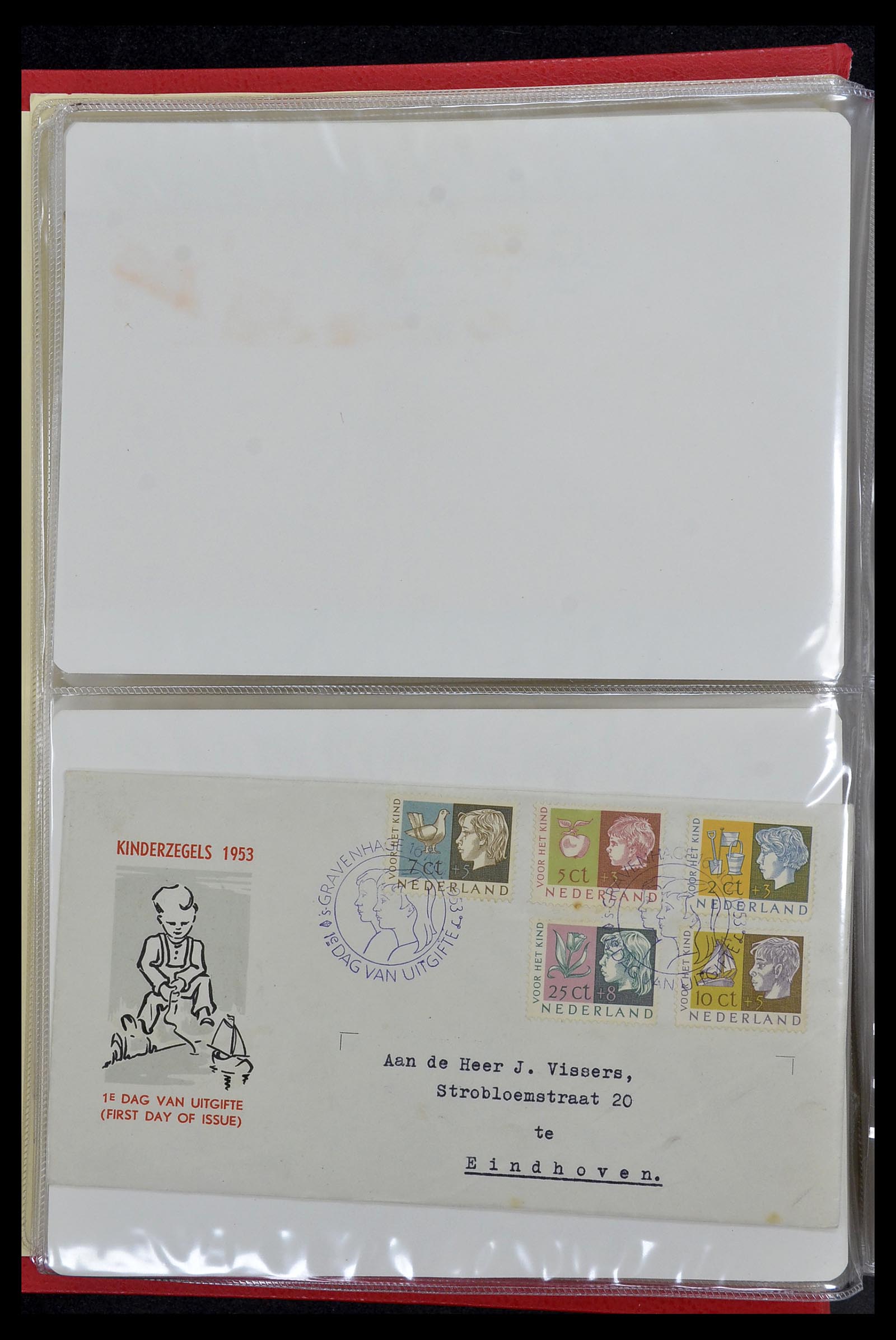 34468 008 - Stamp Collection 34468 Netherlands FDC's 1950-1970.