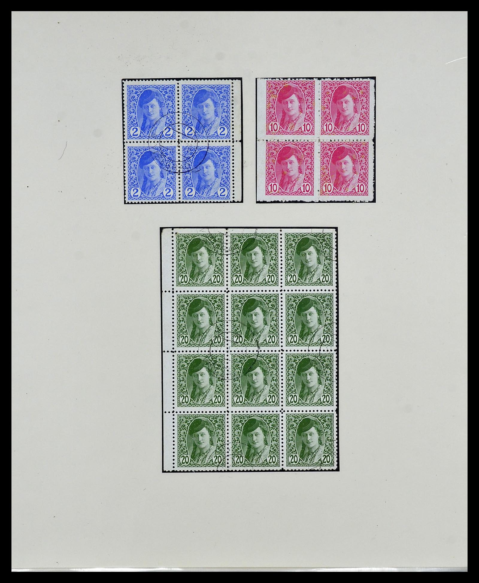 34469 016 - Postzegelverzameling 34469 Bosnië-Herzegowina 1906-1918.
