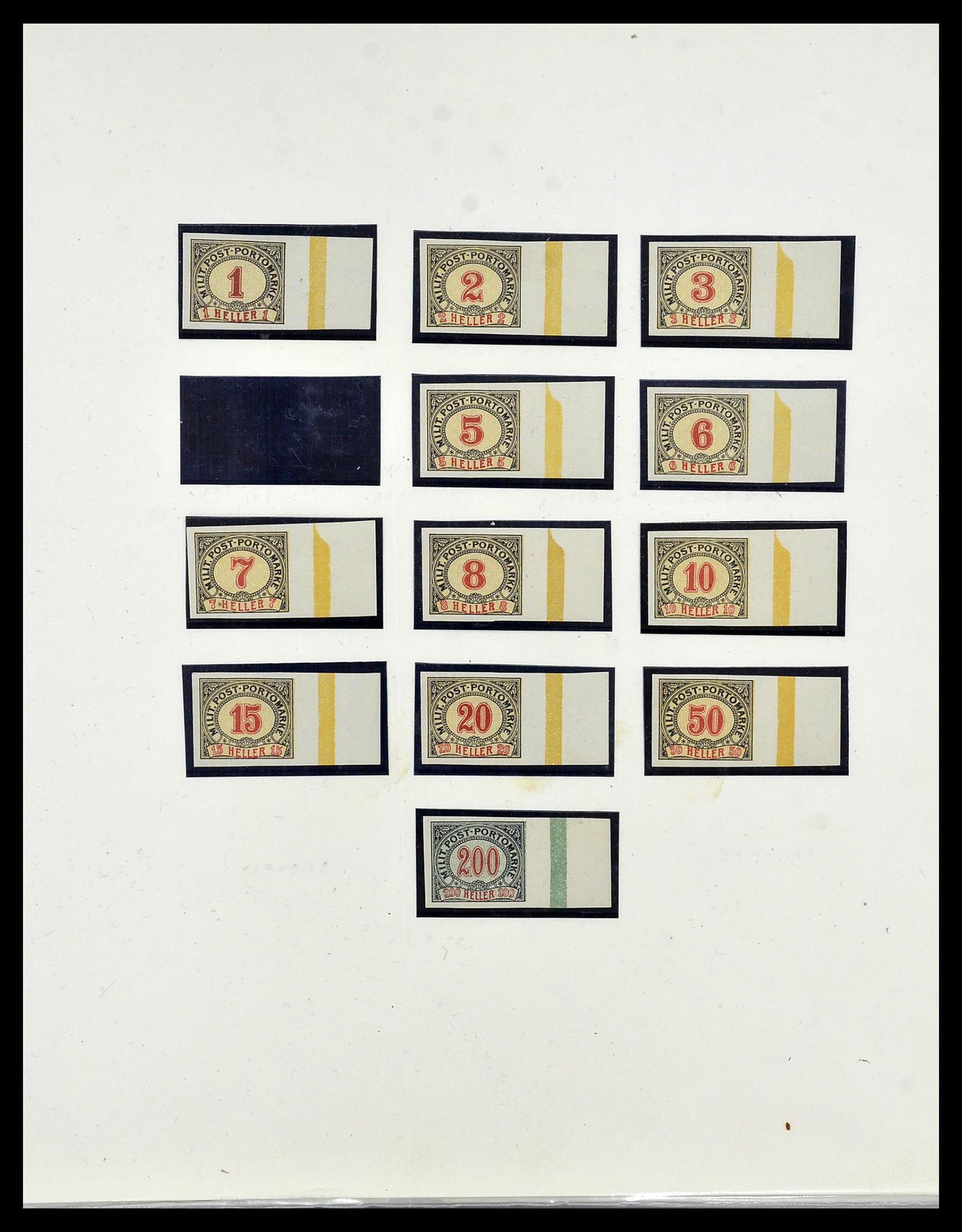 34469 029 - Postzegelverzameling 34469 Bosnië-Herzegowina 1906-1918.