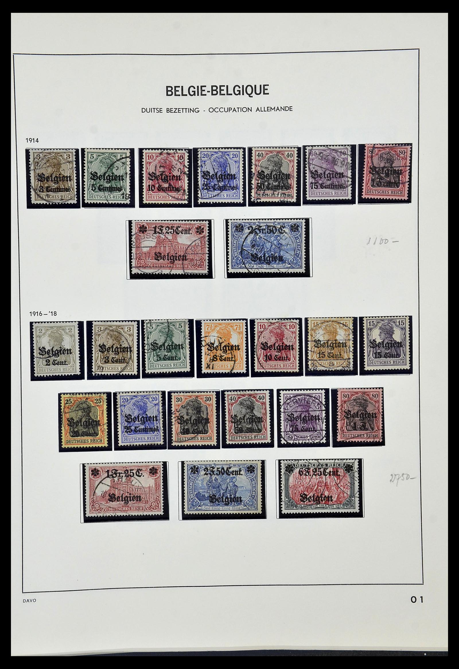 34470 102 - Postzegelverzameling 34470 België back of the book.