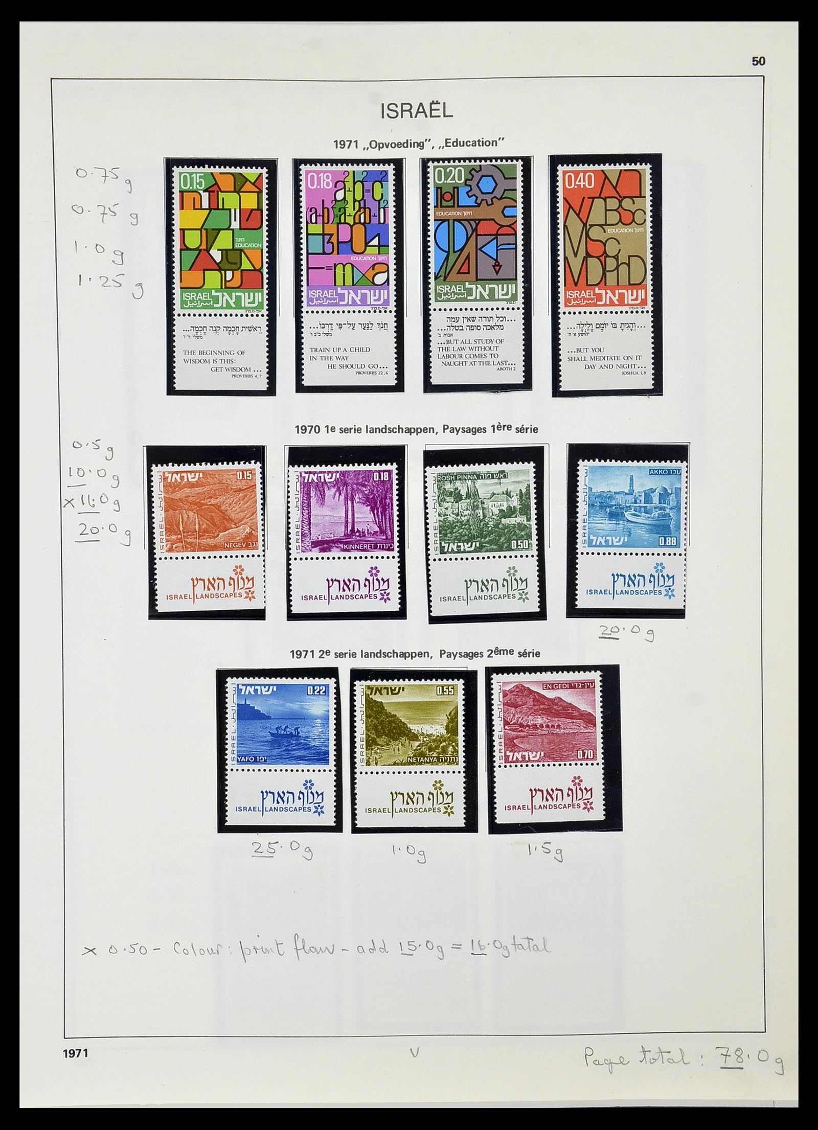 34471 054 - Postzegelverzameling 34471 Israël 1948-2008.
