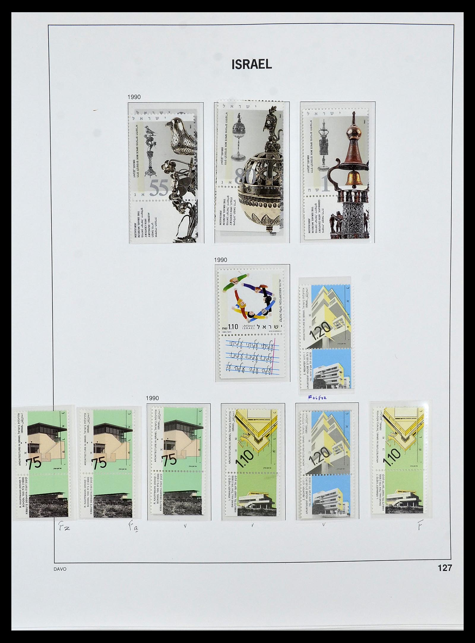 34471 143 - Postzegelverzameling 34471 Israël 1948-2008.