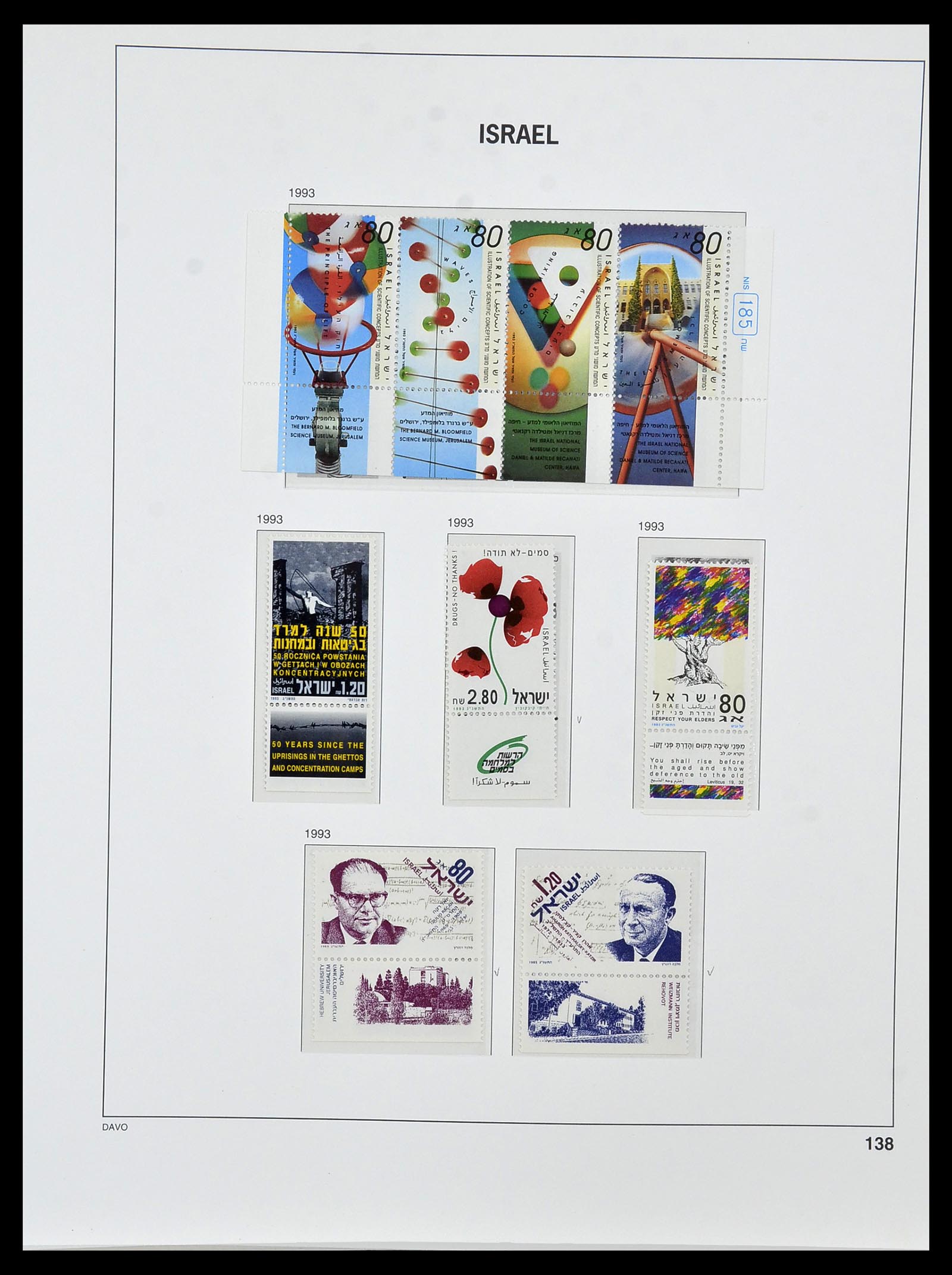 34471 154 - Postzegelverzameling 34471 Israël 1948-2008.