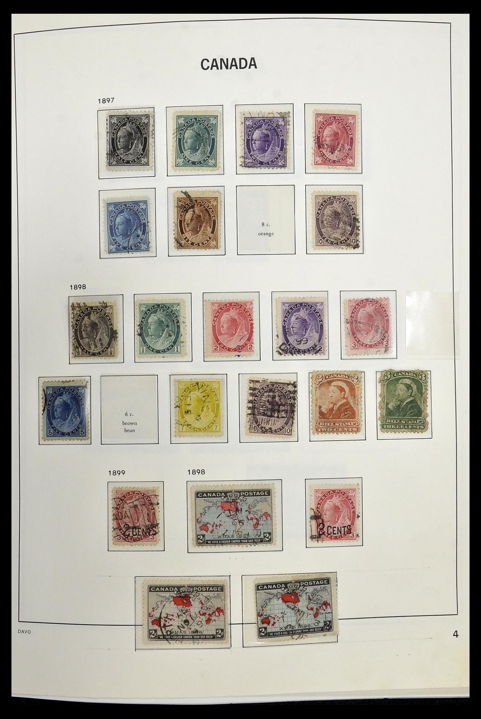 34472 004 - Postzegelverzameling 34472 Canada 1859-2006.
