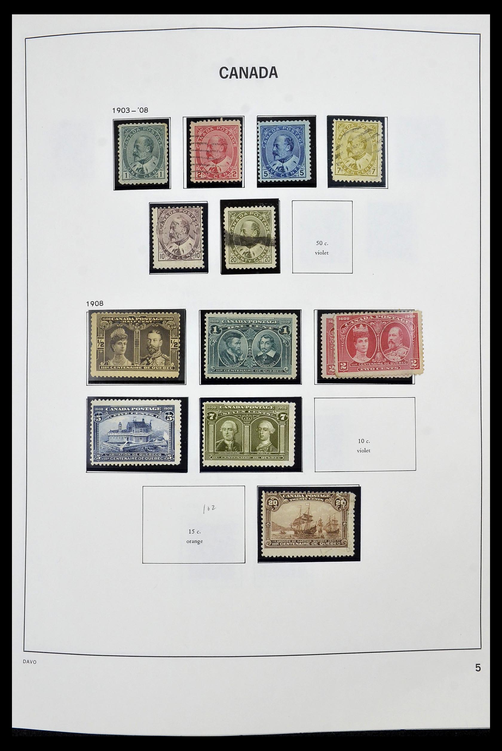 34472 005 - Postzegelverzameling 34472 Canada 1859-2006.
