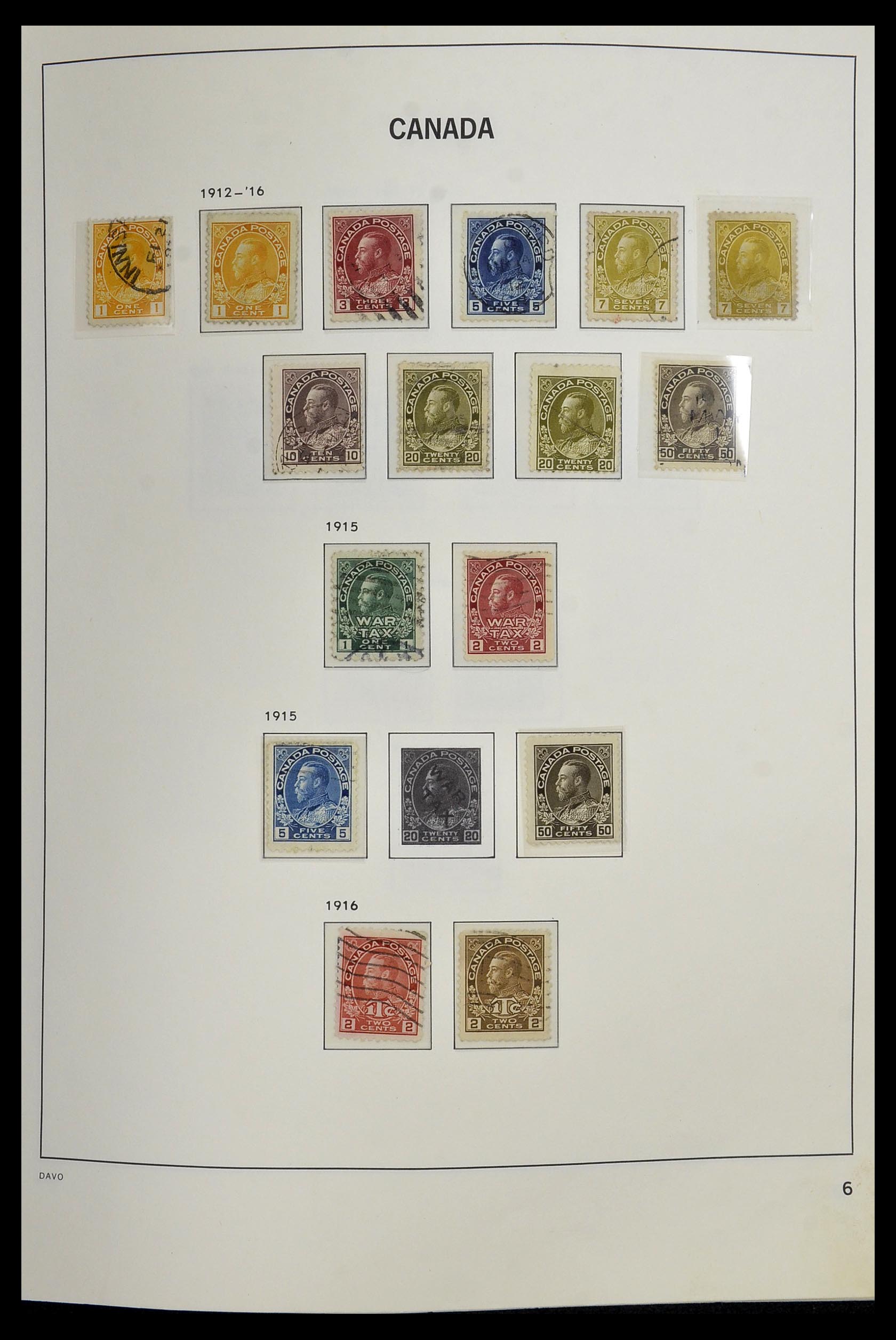34472 006 - Postzegelverzameling 34472 Canada 1859-2006.