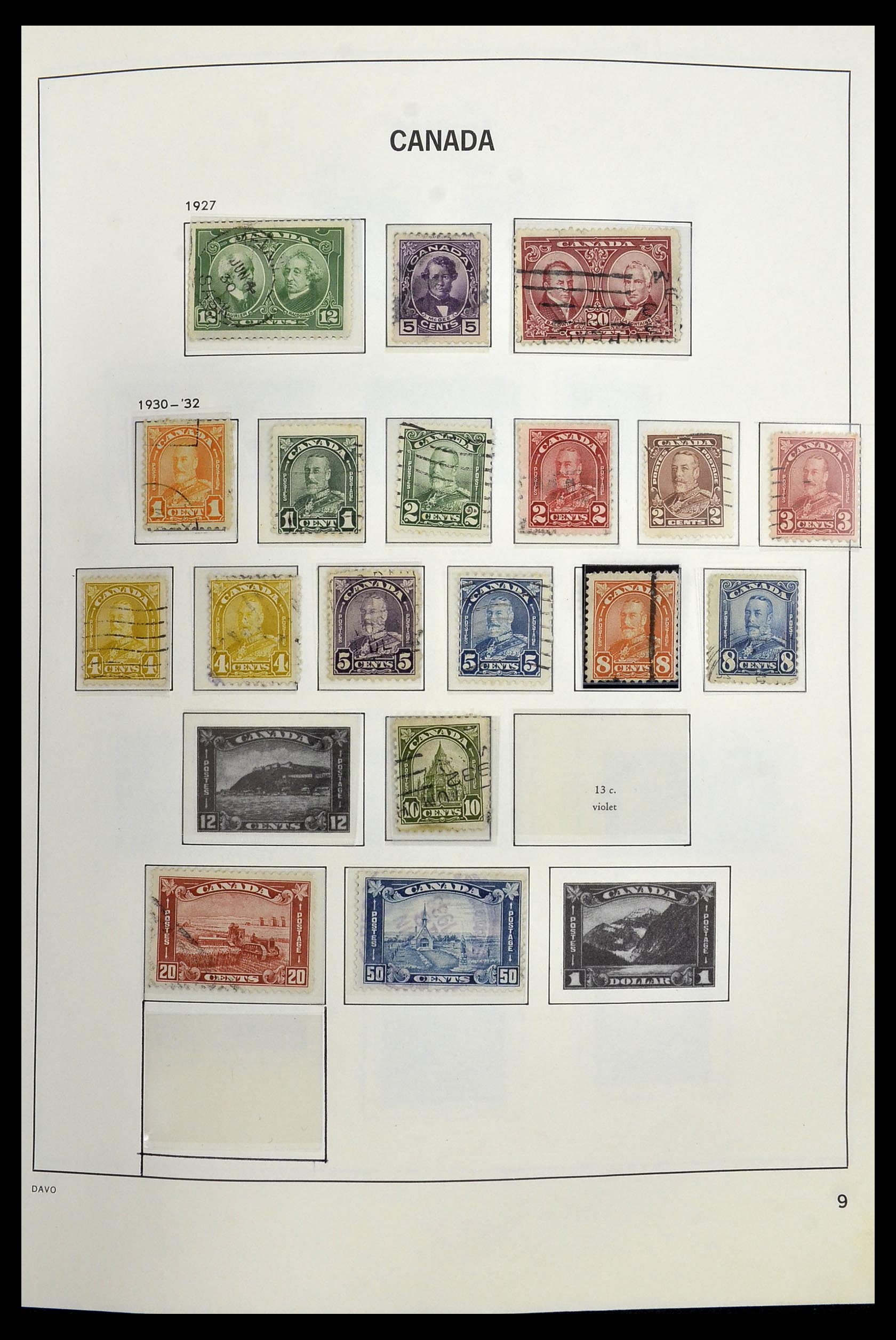 34472 011 - Postzegelverzameling 34472 Canada 1859-2006.