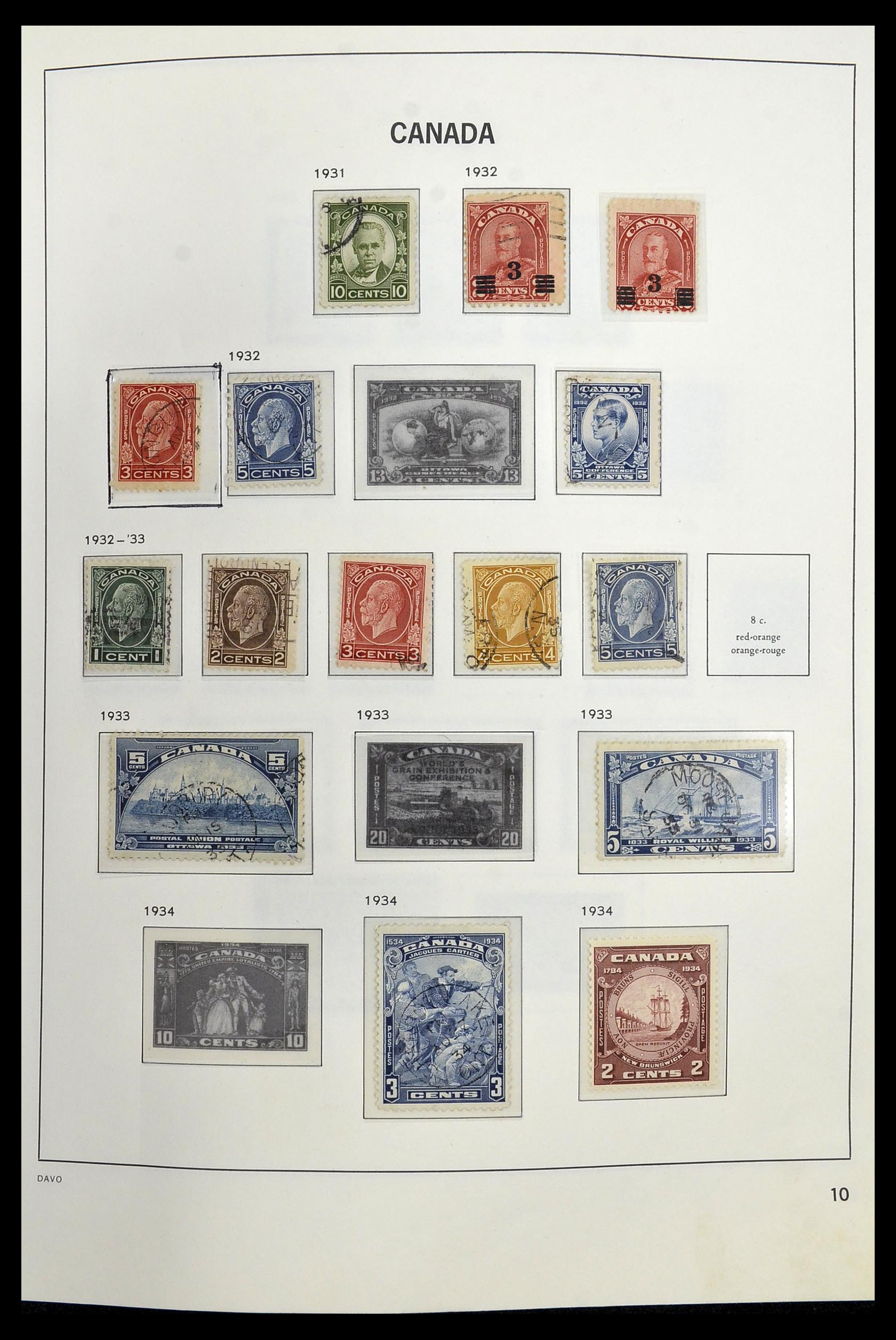 34472 012 - Postzegelverzameling 34472 Canada 1859-2006.
