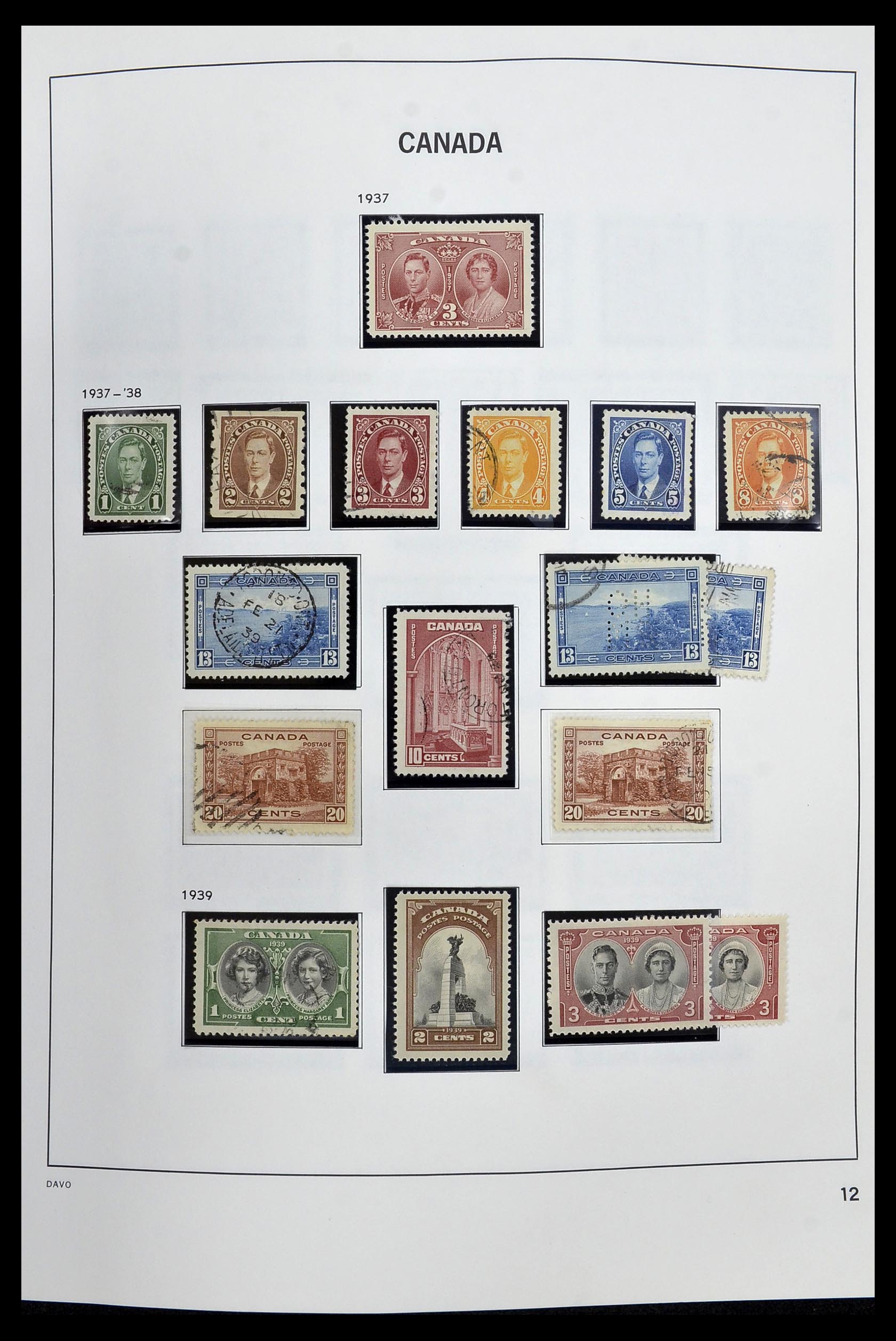 34472 014 - Postzegelverzameling 34472 Canada 1859-2006.