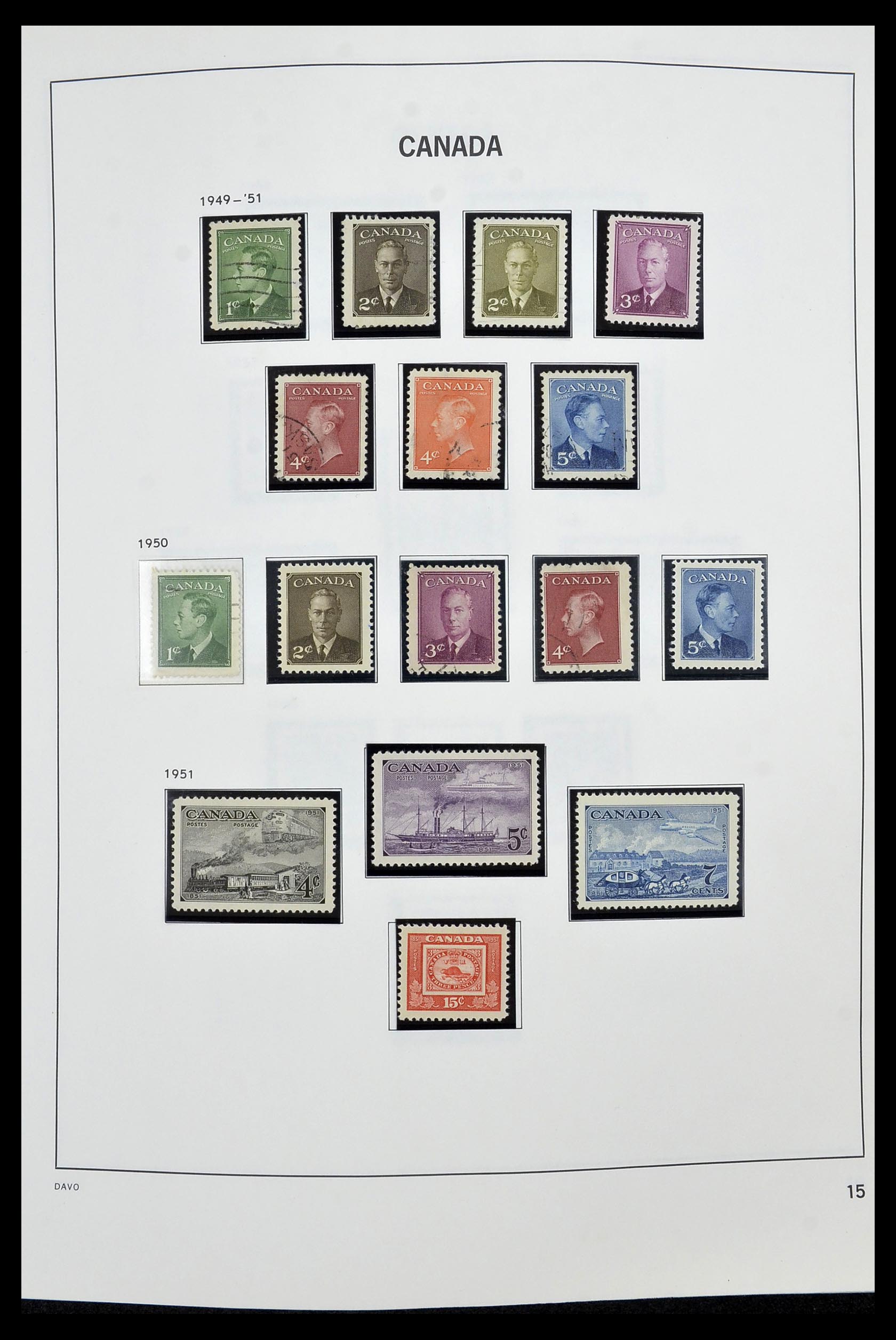 34472 017 - Stamp Collection 34472 Canada 1859-2006.