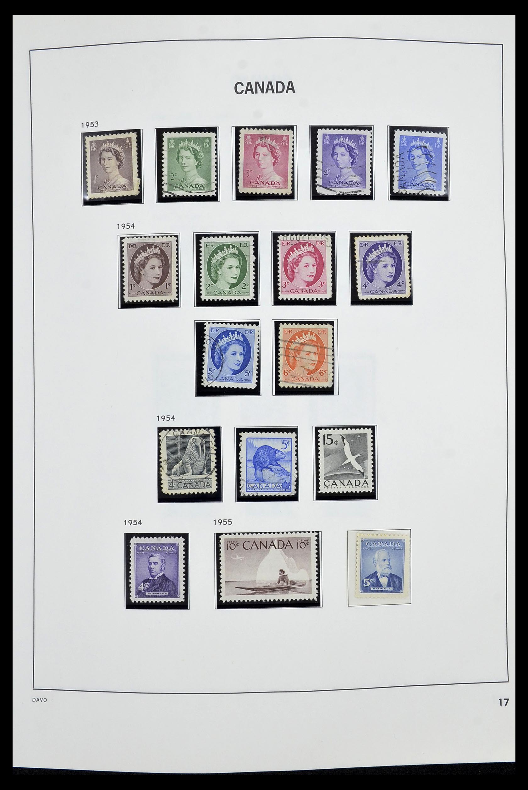 34472 019 - Postzegelverzameling 34472 Canada 1859-2006.