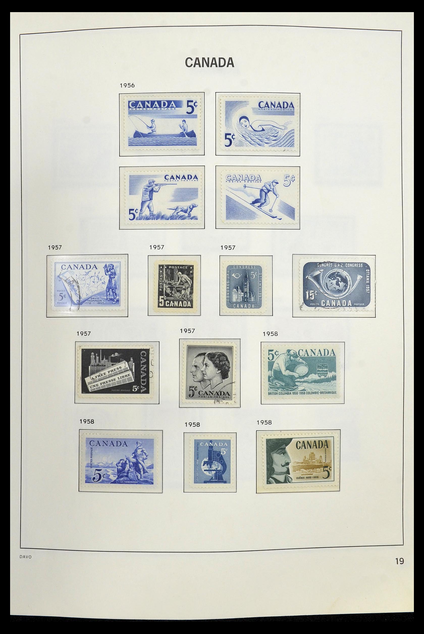 34472 022 - Stamp Collection 34472 Canada 1859-2006.