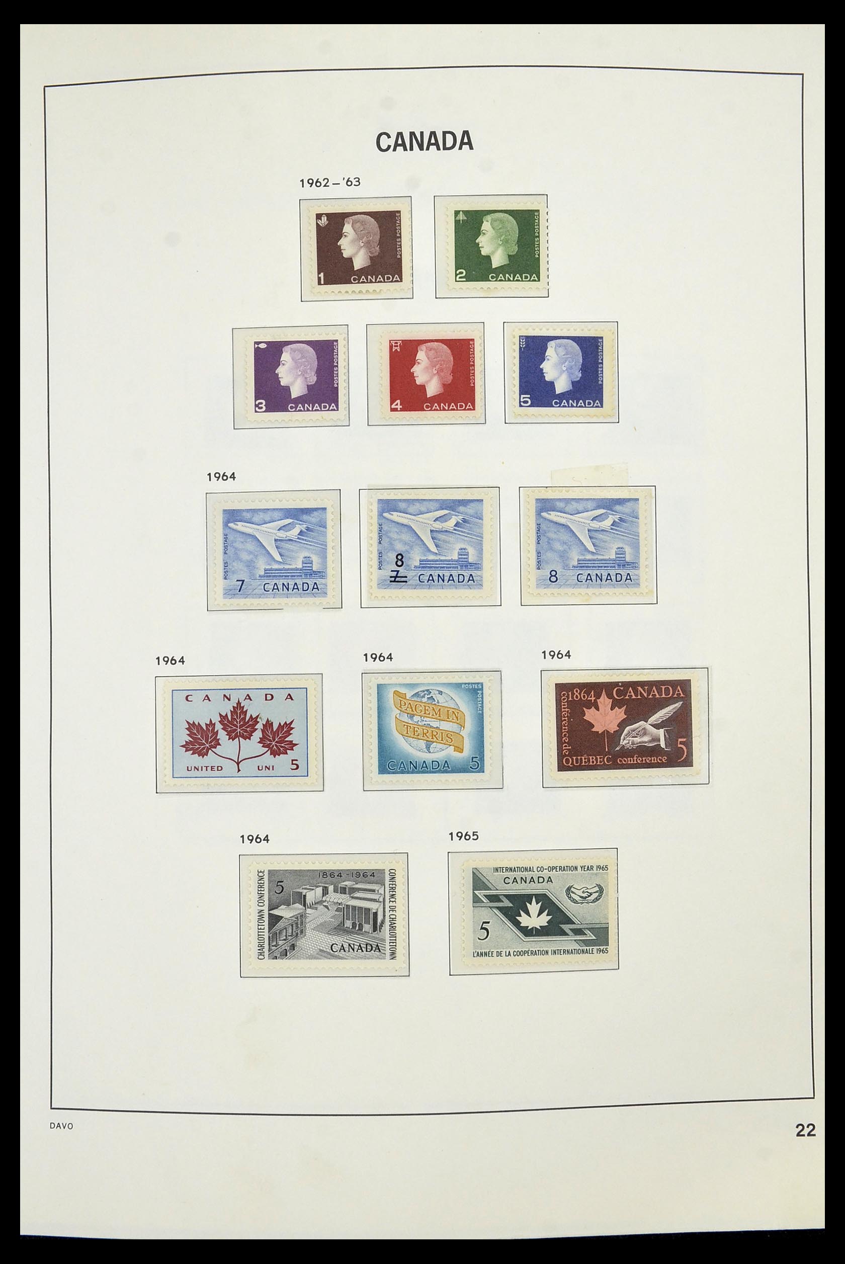 34472 025 - Postzegelverzameling 34472 Canada 1859-2006.