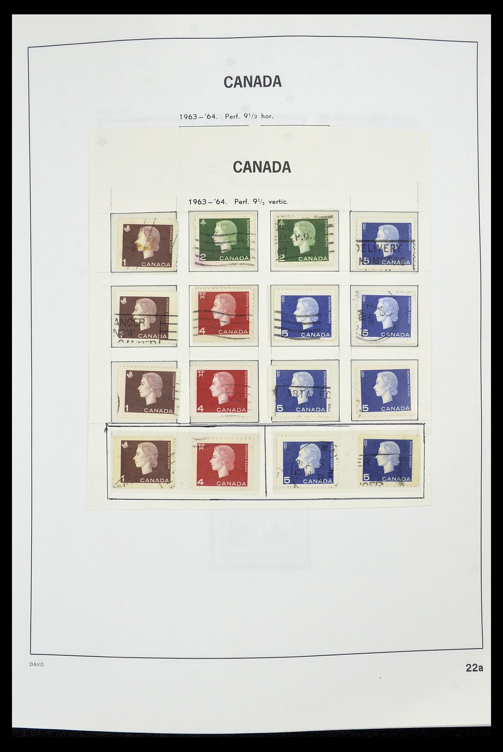 34472 026 - Postzegelverzameling 34472 Canada 1859-2006.