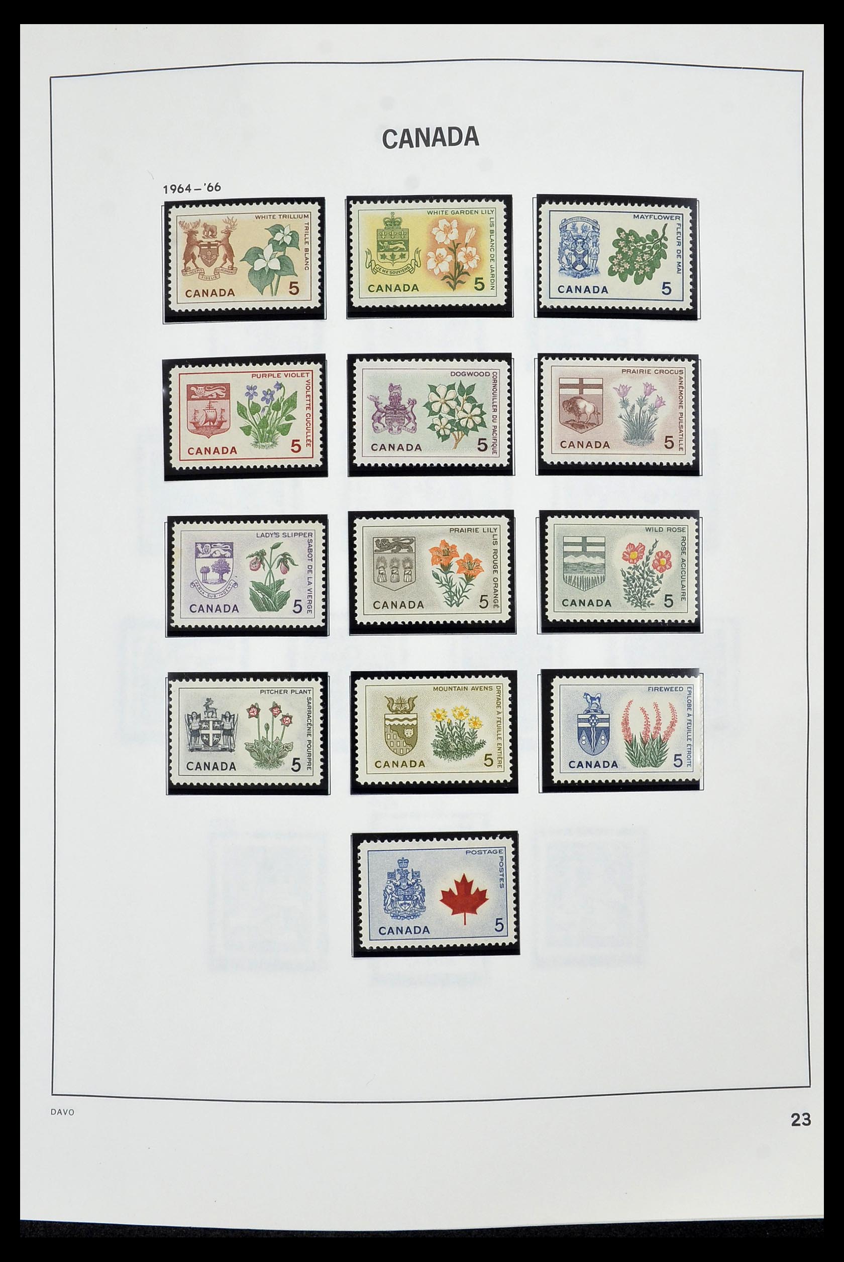 34472 027 - Postzegelverzameling 34472 Canada 1859-2006.