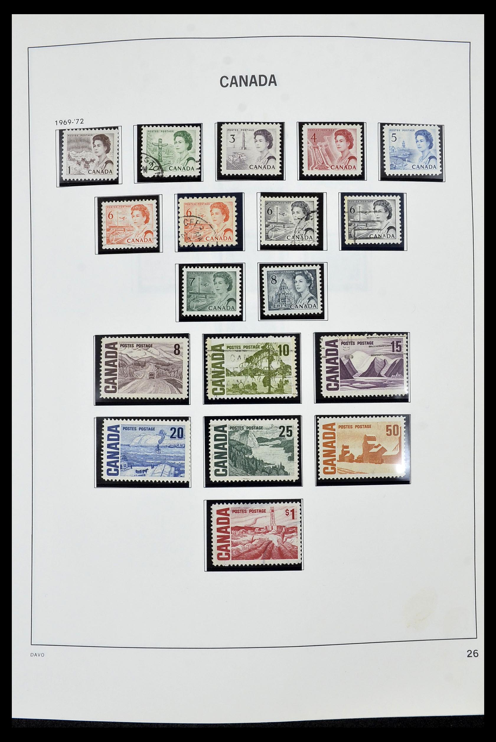 34472 030 - Postzegelverzameling 34472 Canada 1859-2006.