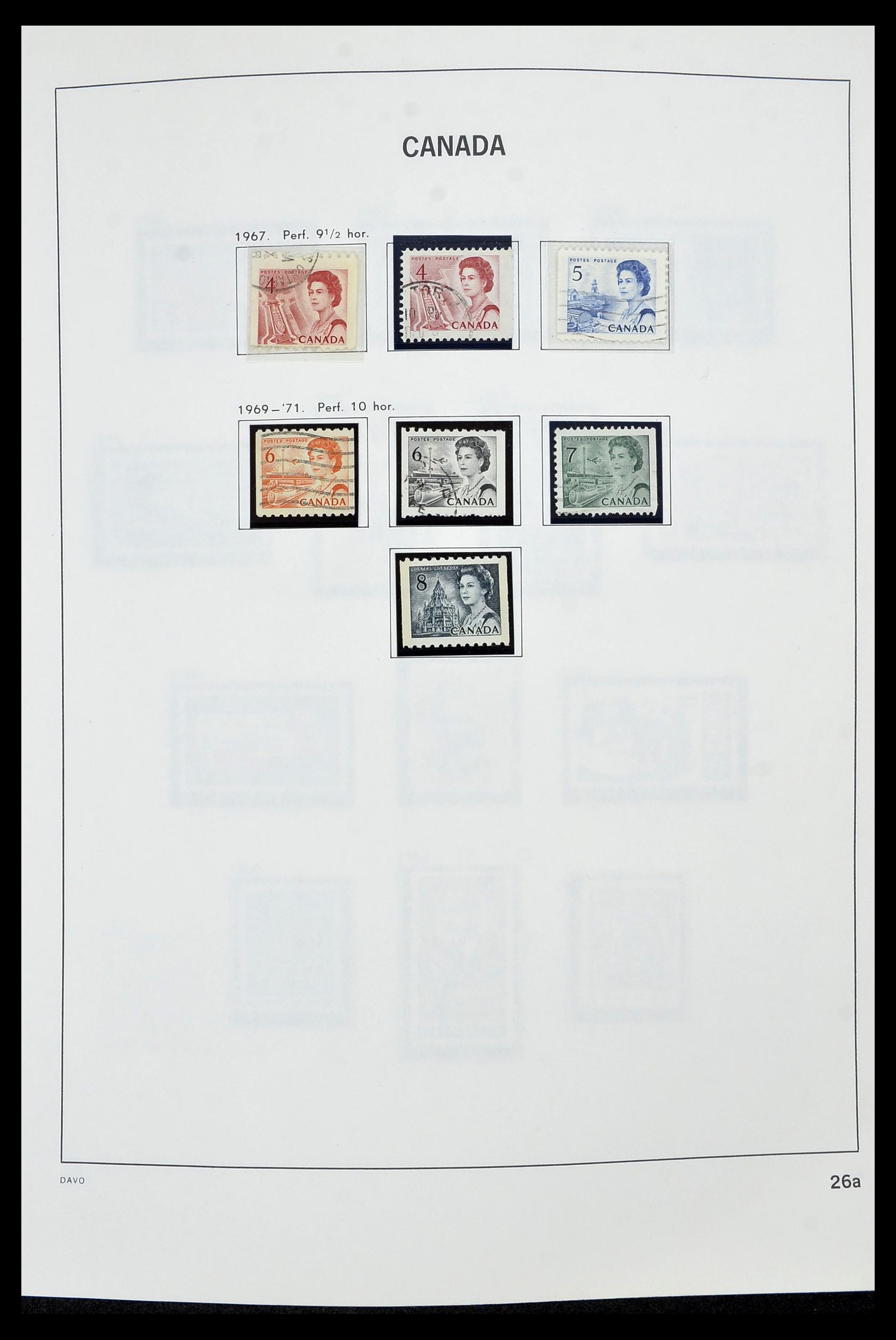 34472 031 - Postzegelverzameling 34472 Canada 1859-2006.