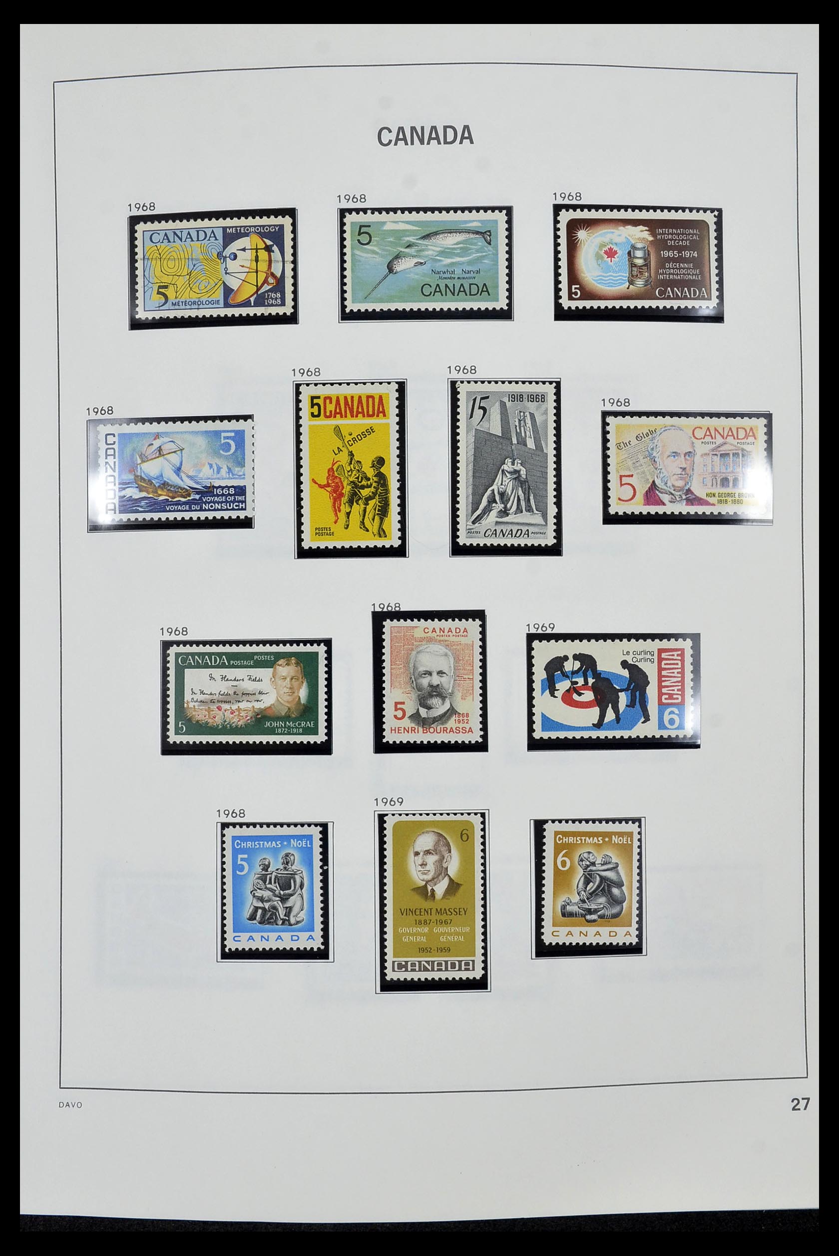 34472 032 - Postzegelverzameling 34472 Canada 1859-2006.