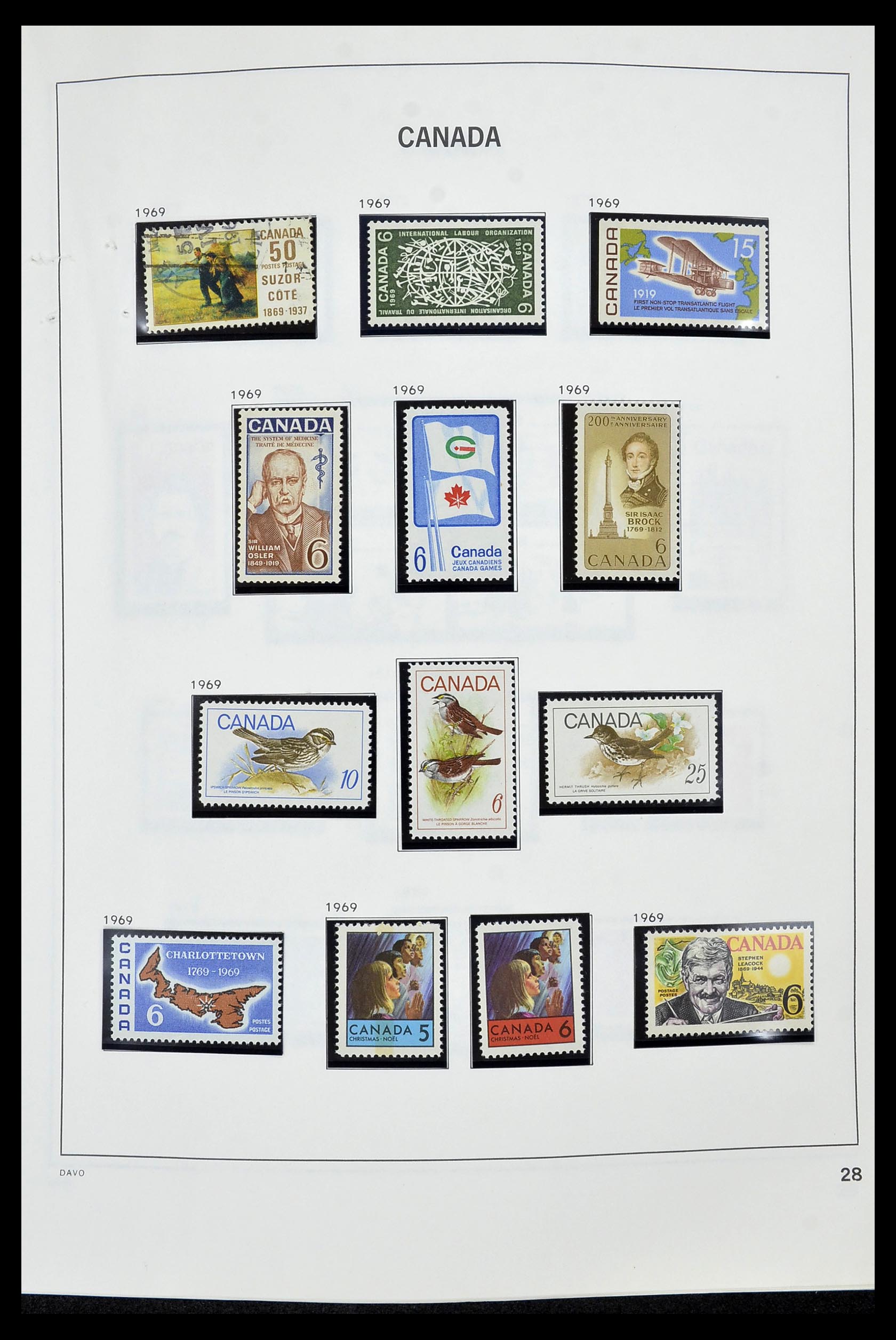 34472 033 - Postzegelverzameling 34472 Canada 1859-2006.