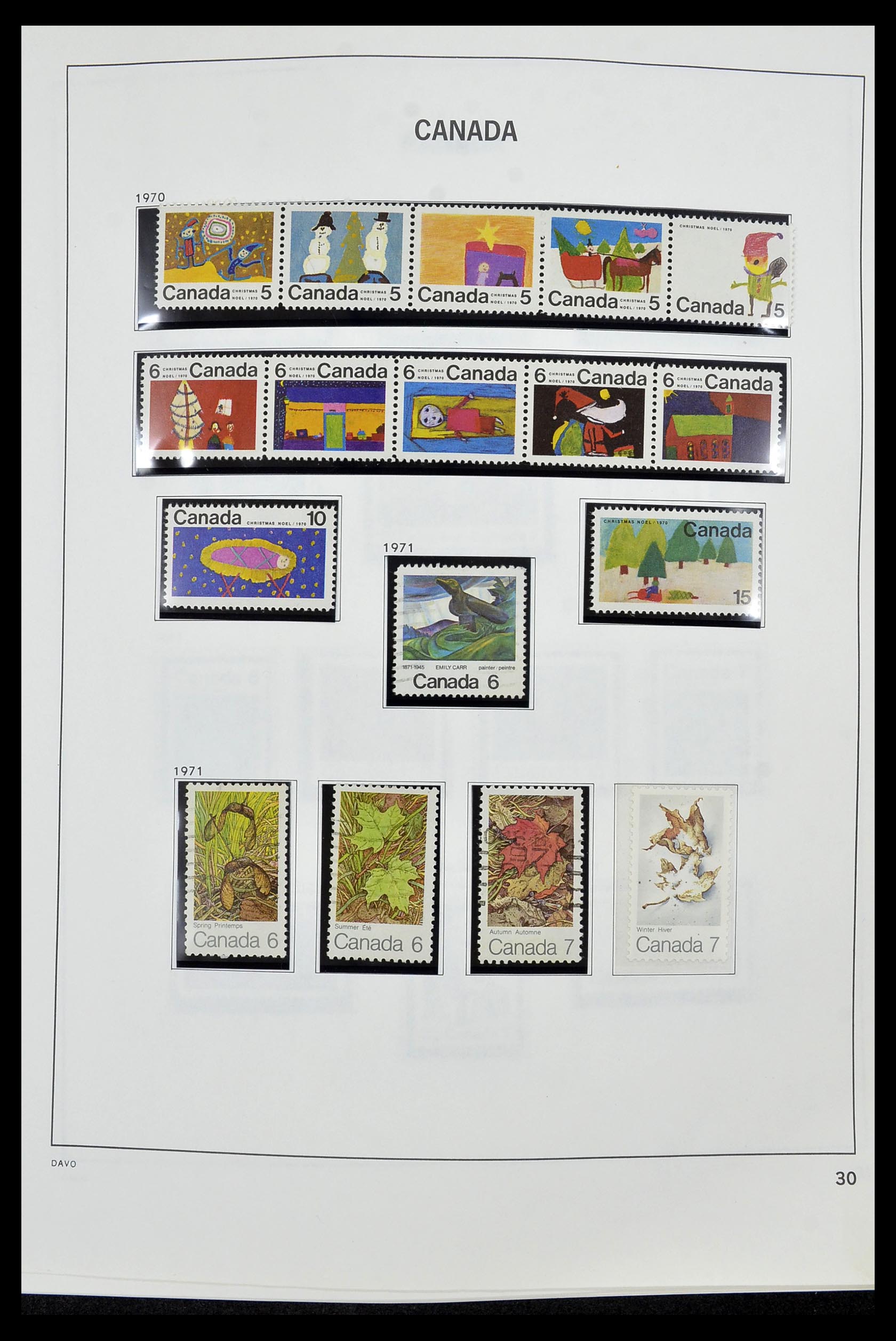 34472 035 - Postzegelverzameling 34472 Canada 1859-2006.