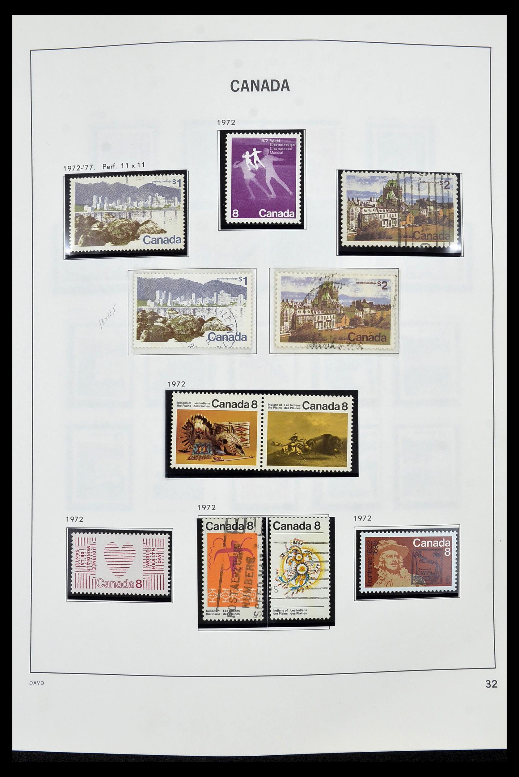 34472 037 - Postzegelverzameling 34472 Canada 1859-2006.