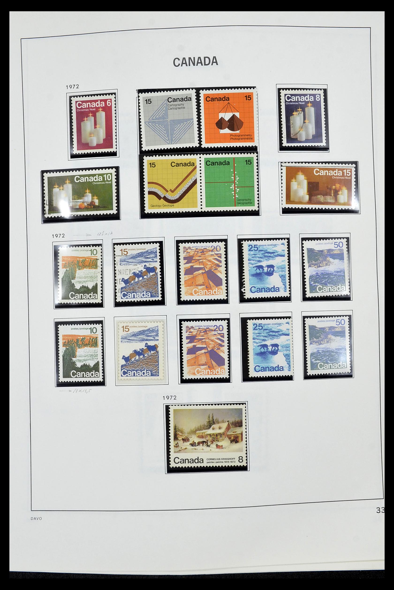 34472 038 - Postzegelverzameling 34472 Canada 1859-2006.