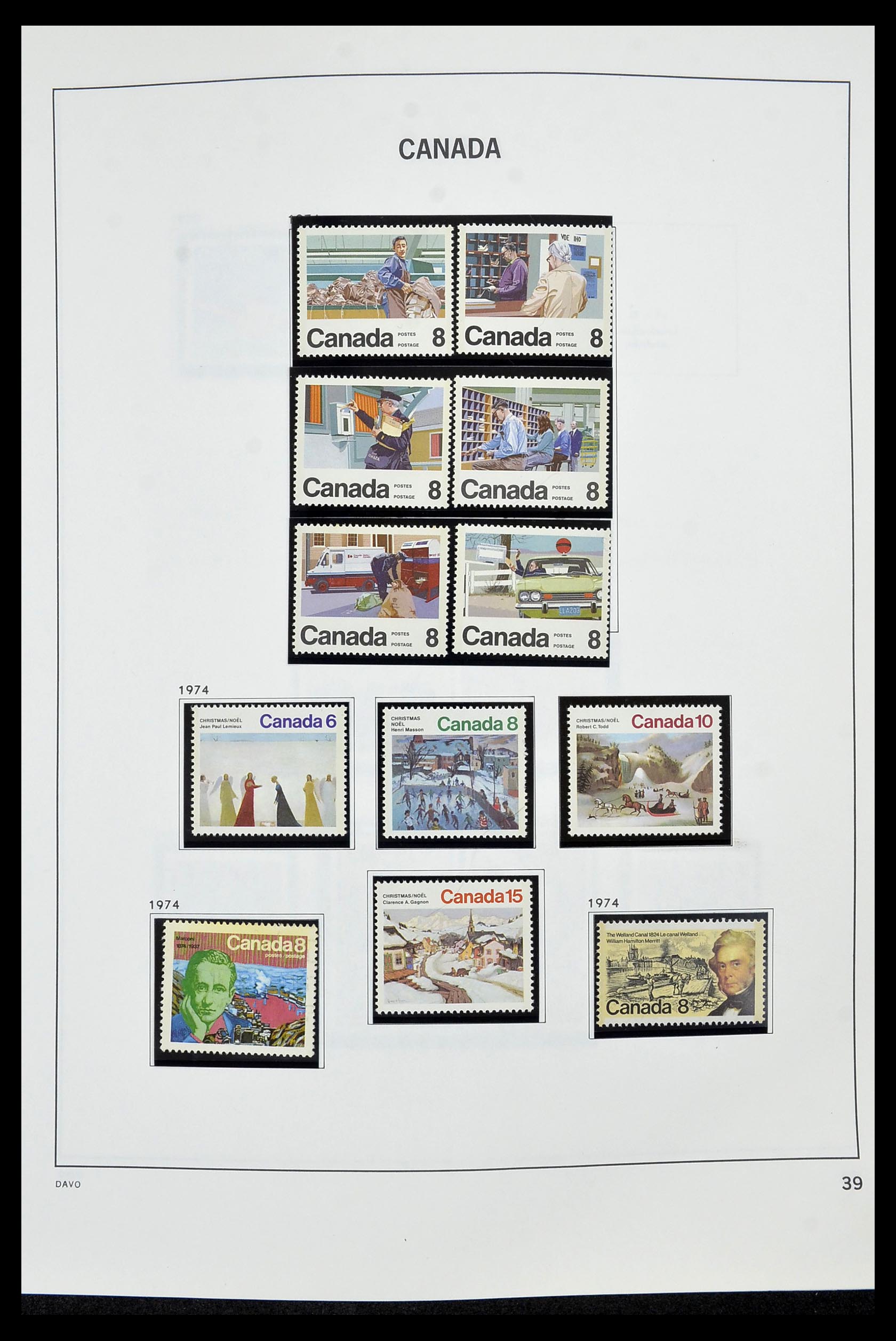 34472 044 - Postzegelverzameling 34472 Canada 1859-2006.