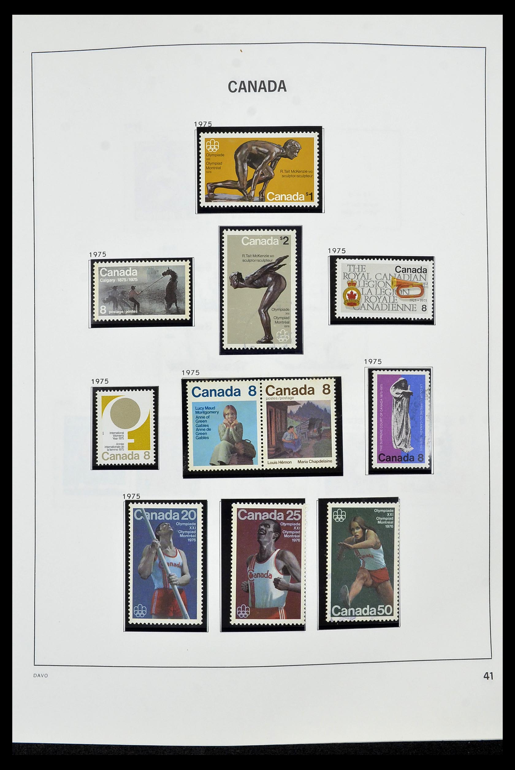 34472 046 - Postzegelverzameling 34472 Canada 1859-2006.