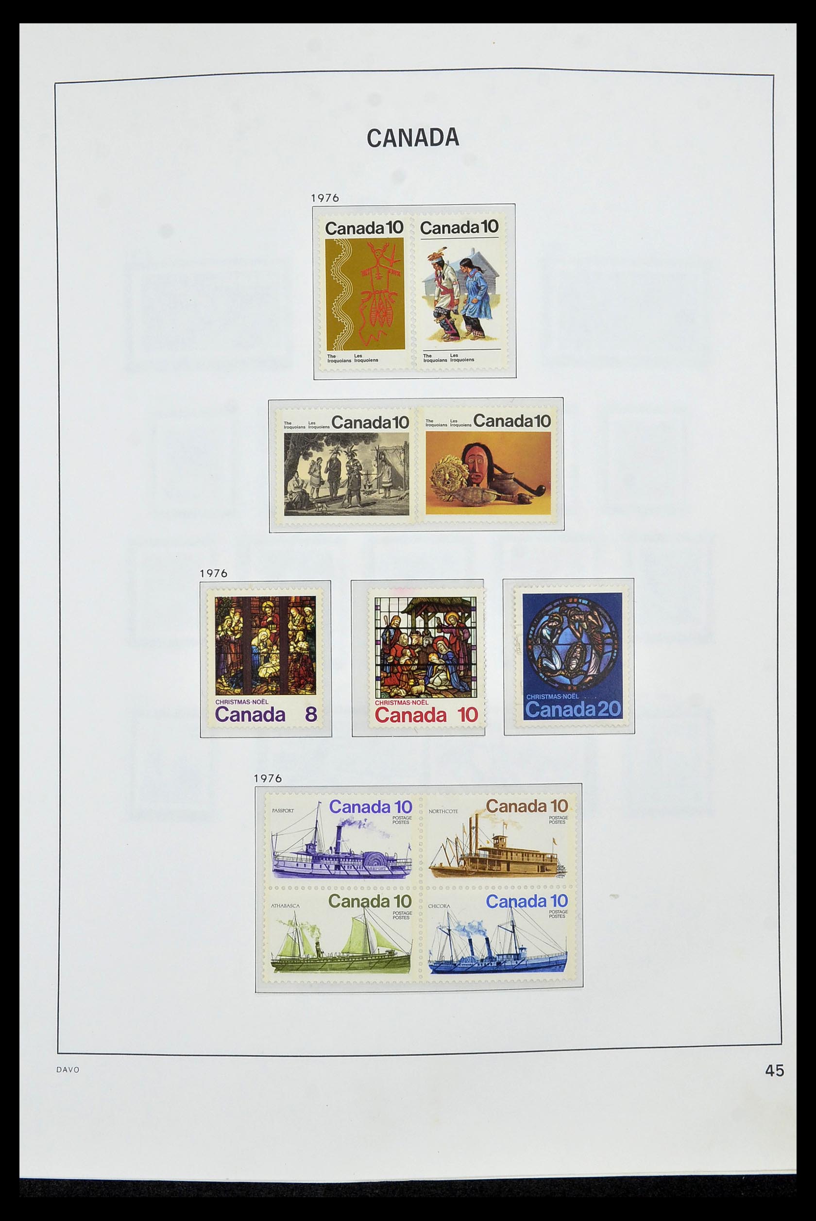34472 050 - Postzegelverzameling 34472 Canada 1859-2006.