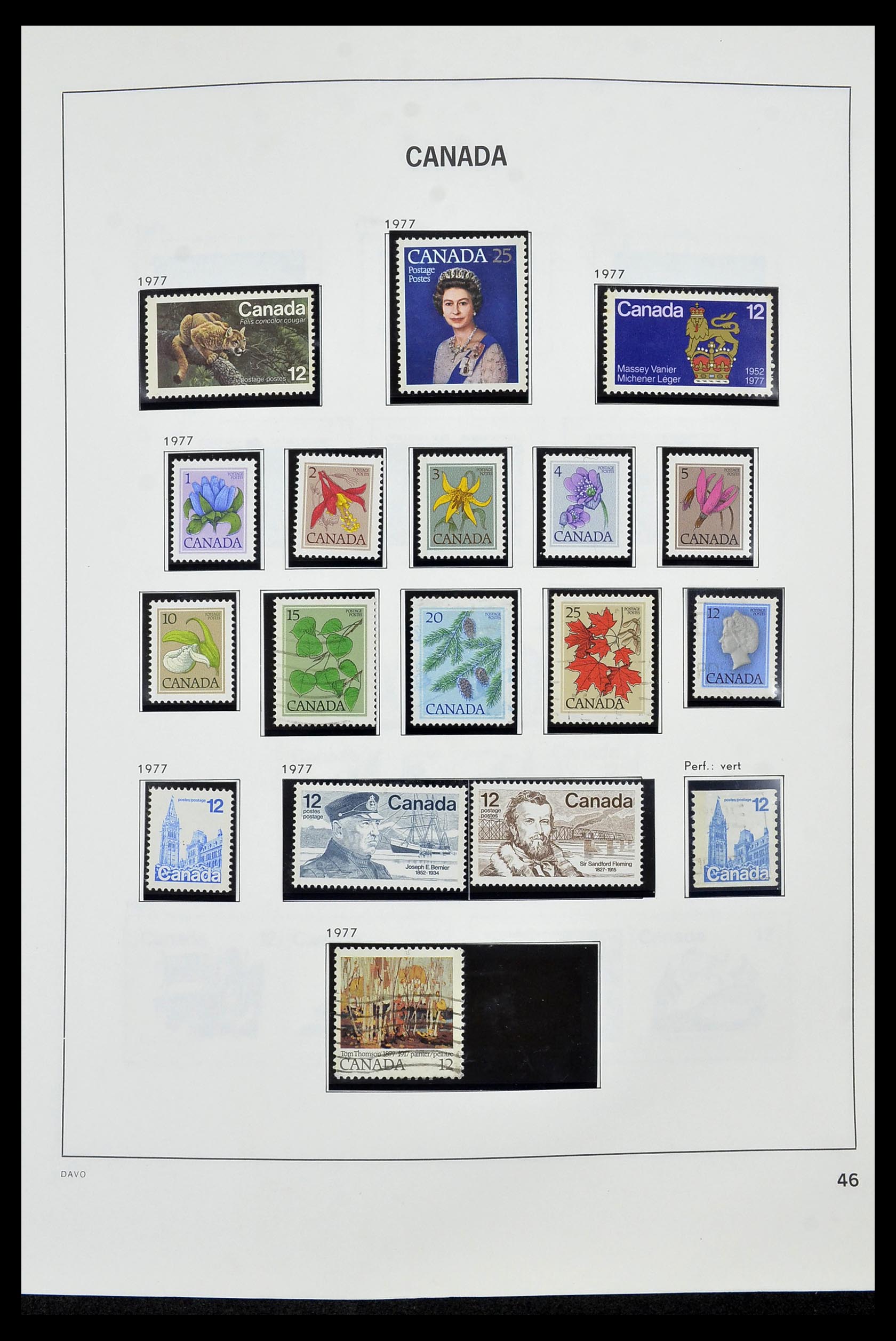 34472 051 - Postzegelverzameling 34472 Canada 1859-2006.