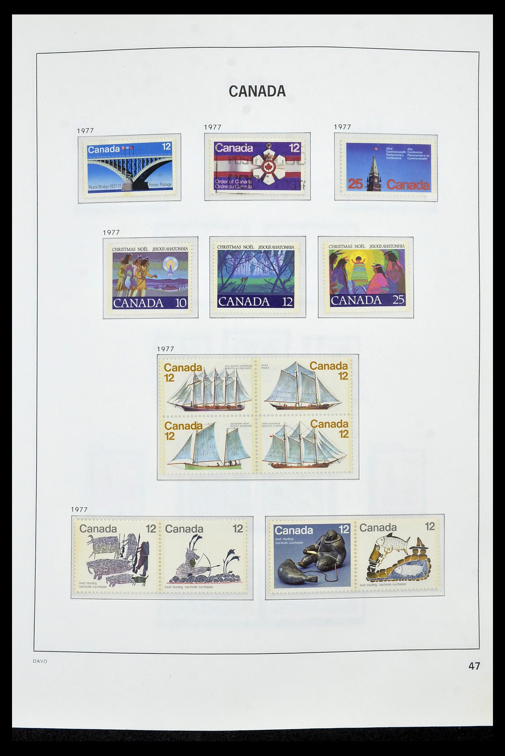 34472 052 - Postzegelverzameling 34472 Canada 1859-2006.