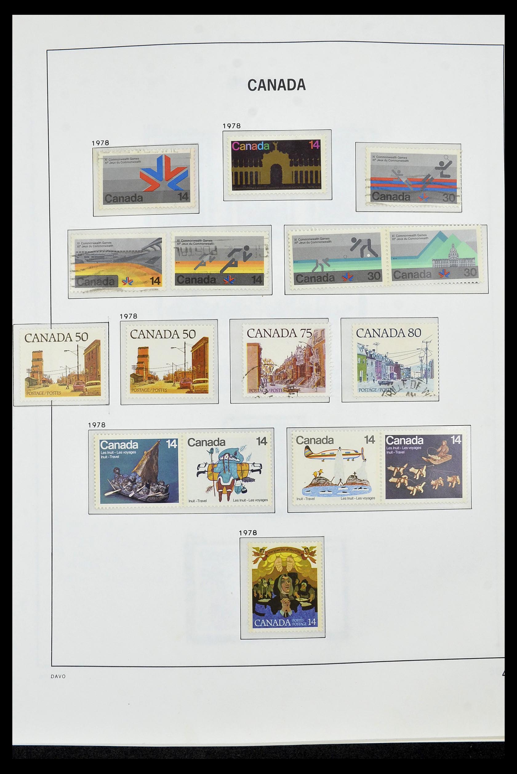 34472 054 - Postzegelverzameling 34472 Canada 1859-2006.