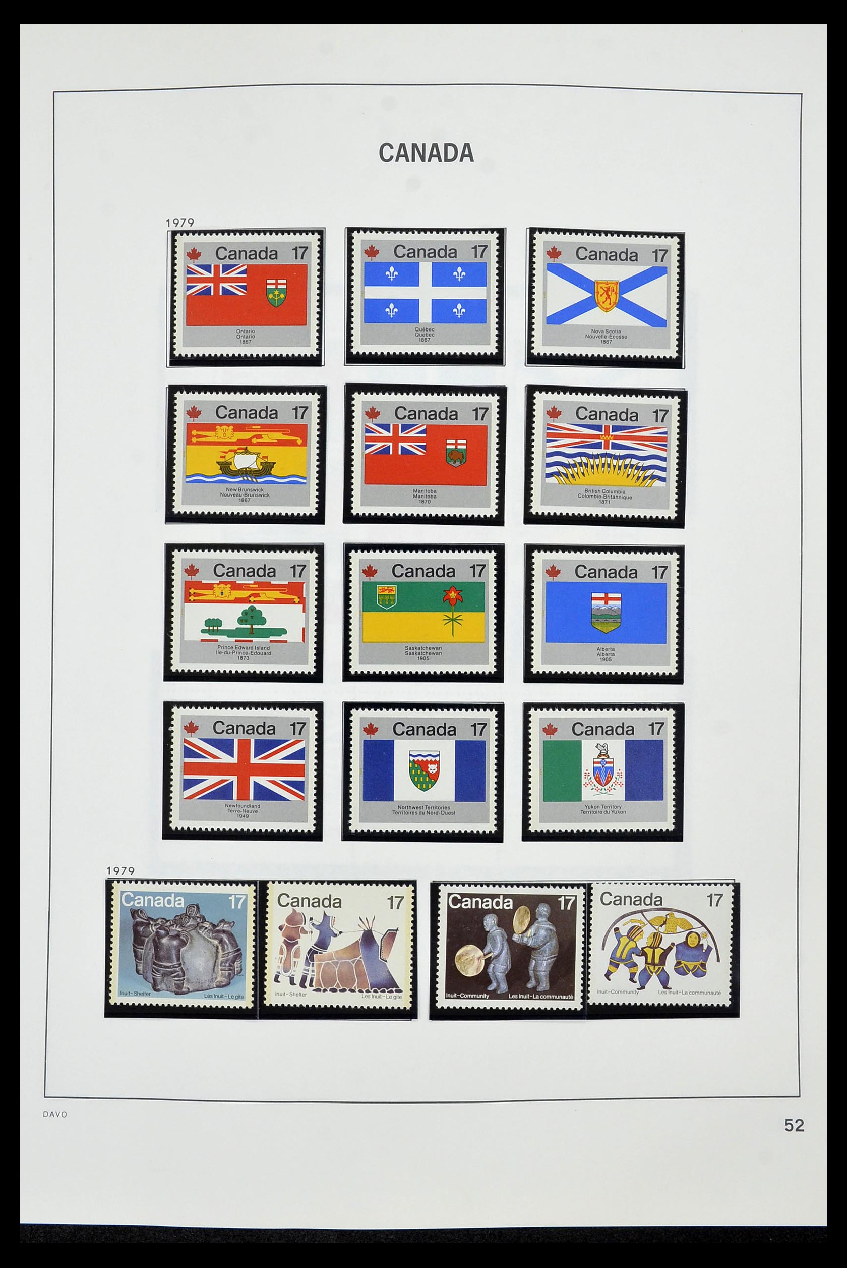 34472 057 - Postzegelverzameling 34472 Canada 1859-2006.
