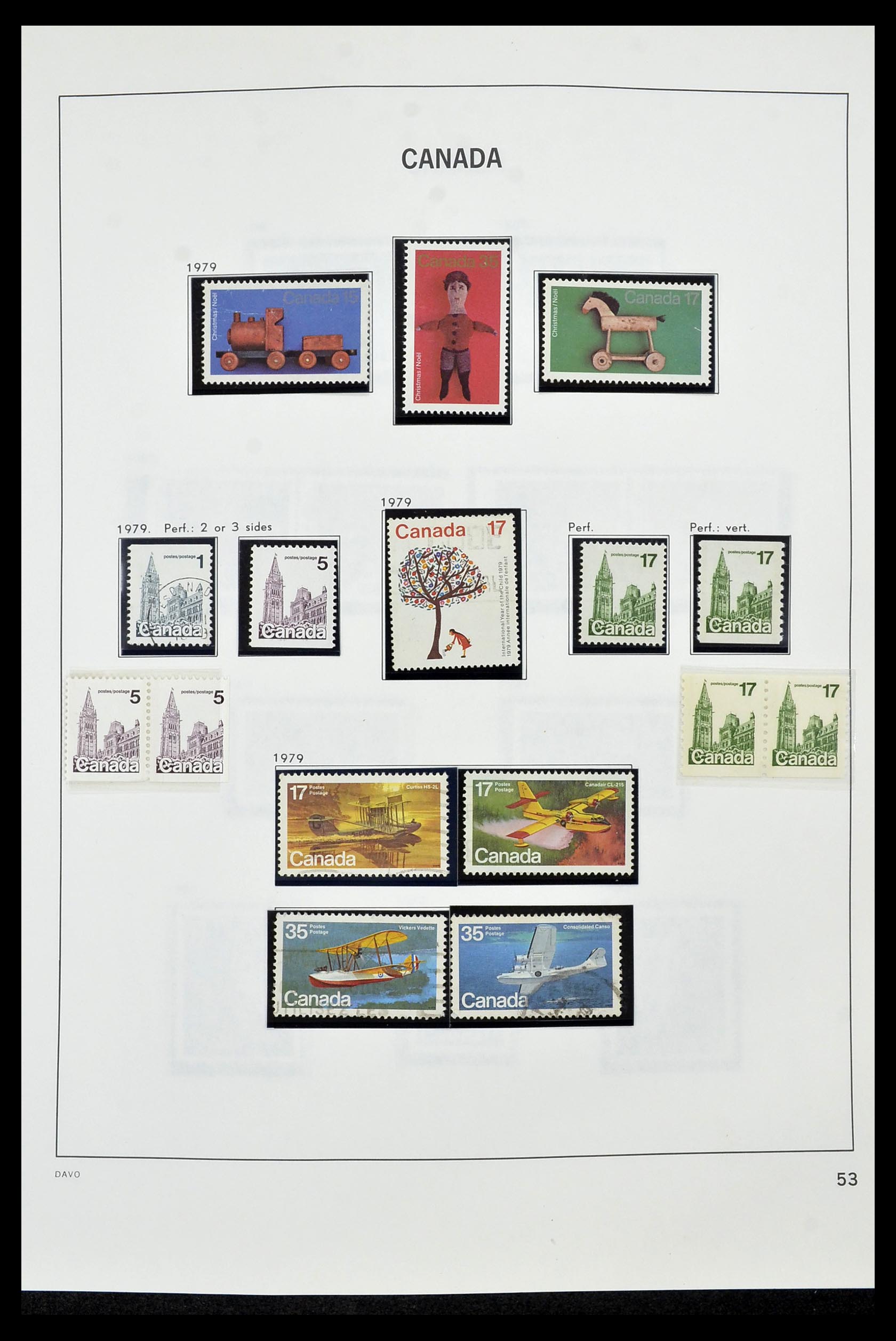 34472 059 - Postzegelverzameling 34472 Canada 1859-2006.