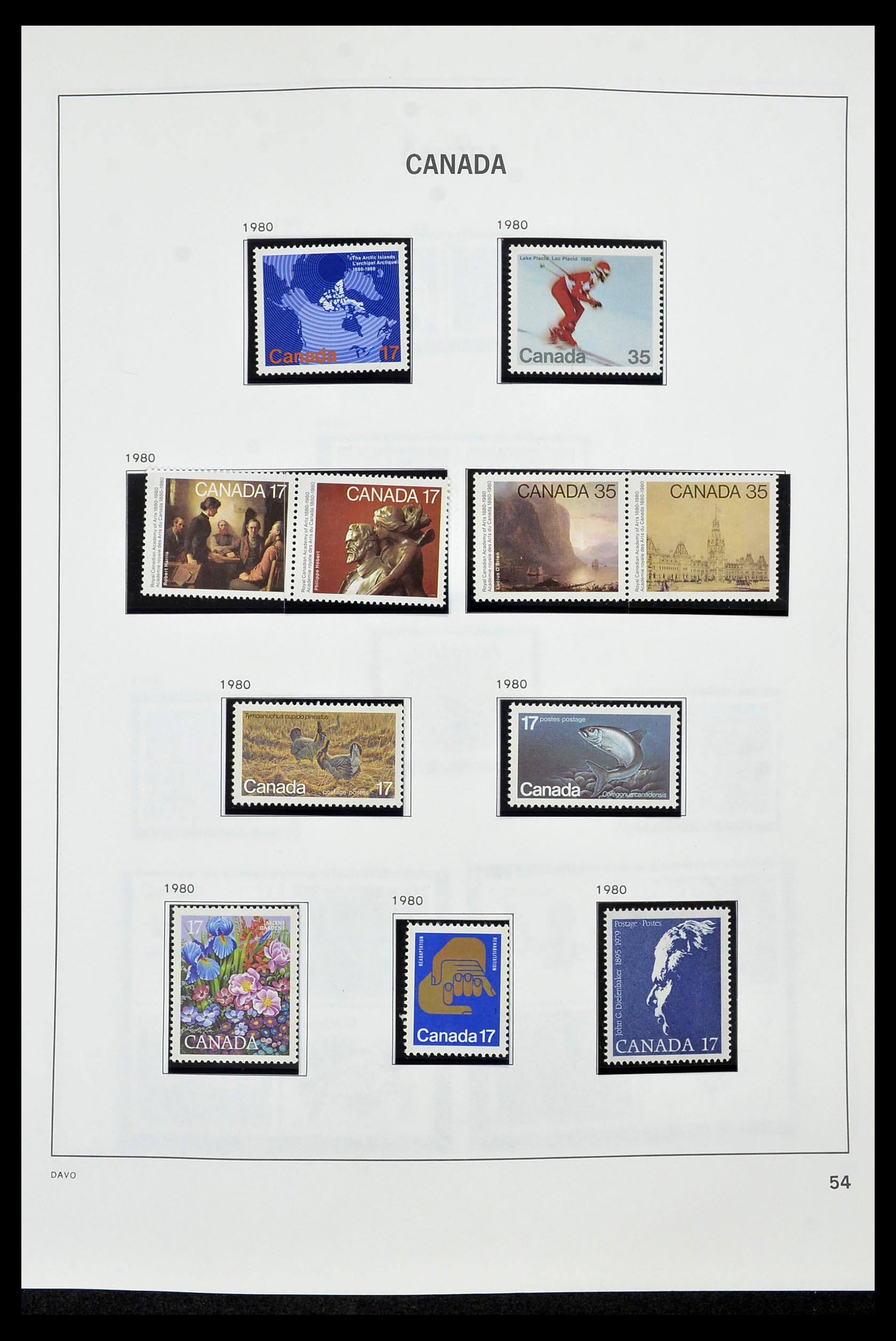 34472 060 - Postzegelverzameling 34472 Canada 1859-2006.
