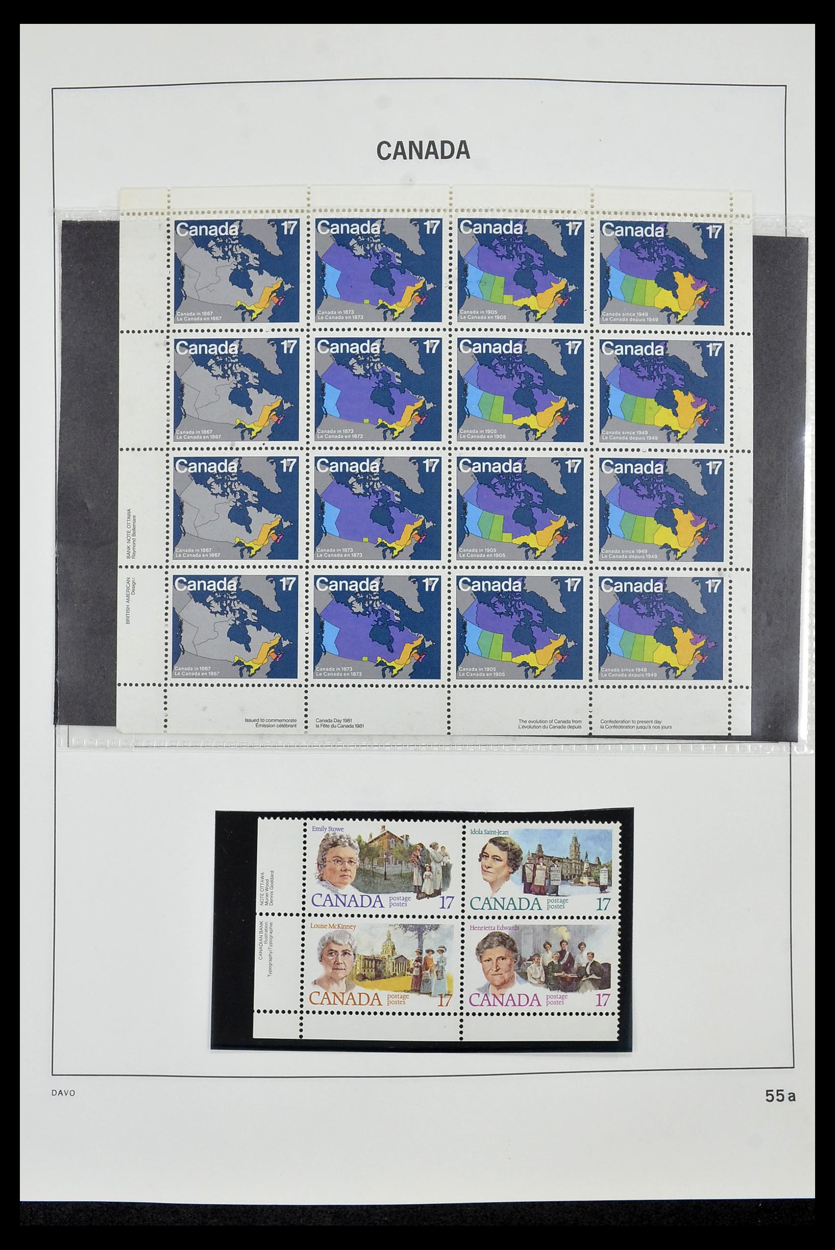 34472 062 - Postzegelverzameling 34472 Canada 1859-2006.