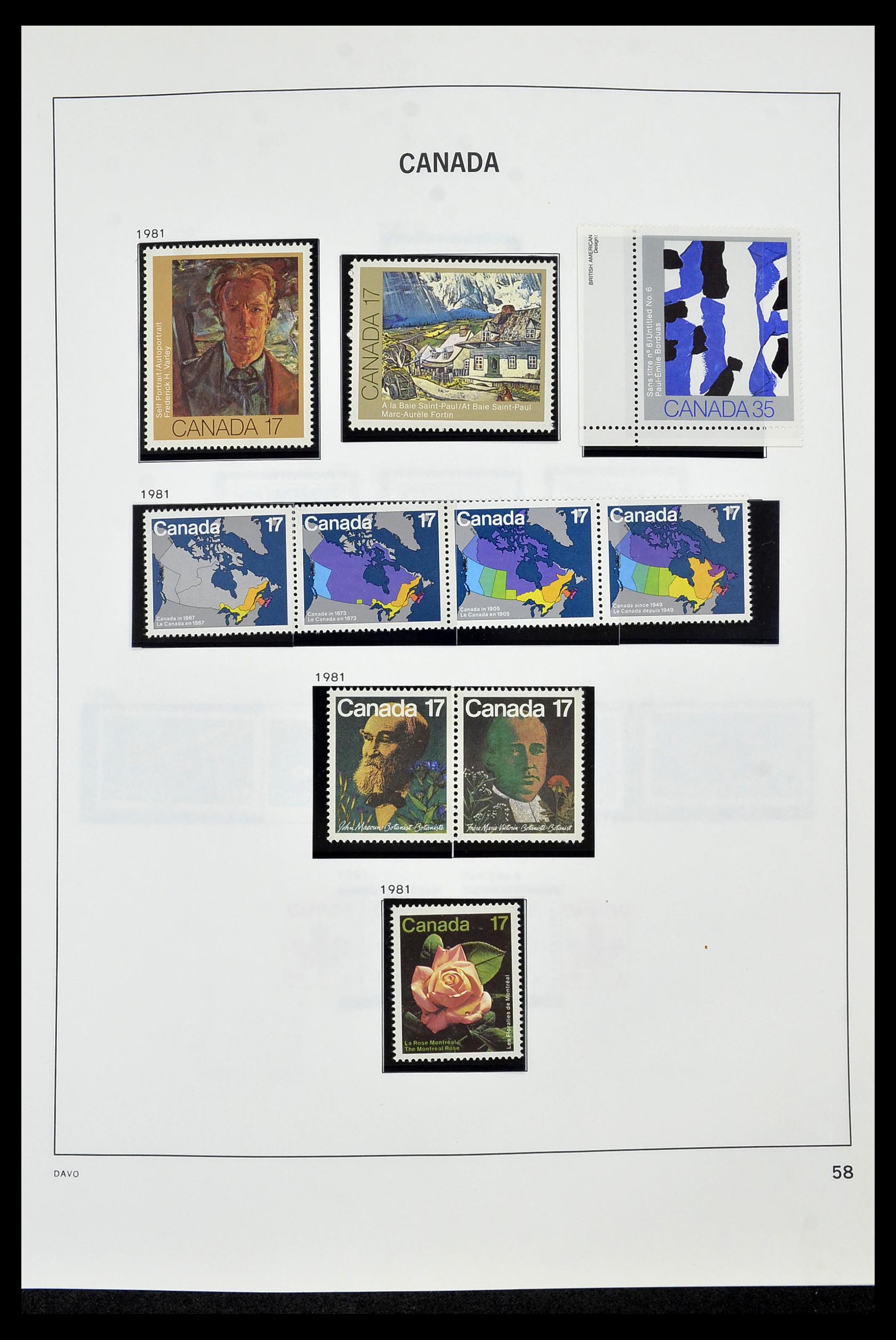 34472 065 - Postzegelverzameling 34472 Canada 1859-2006.