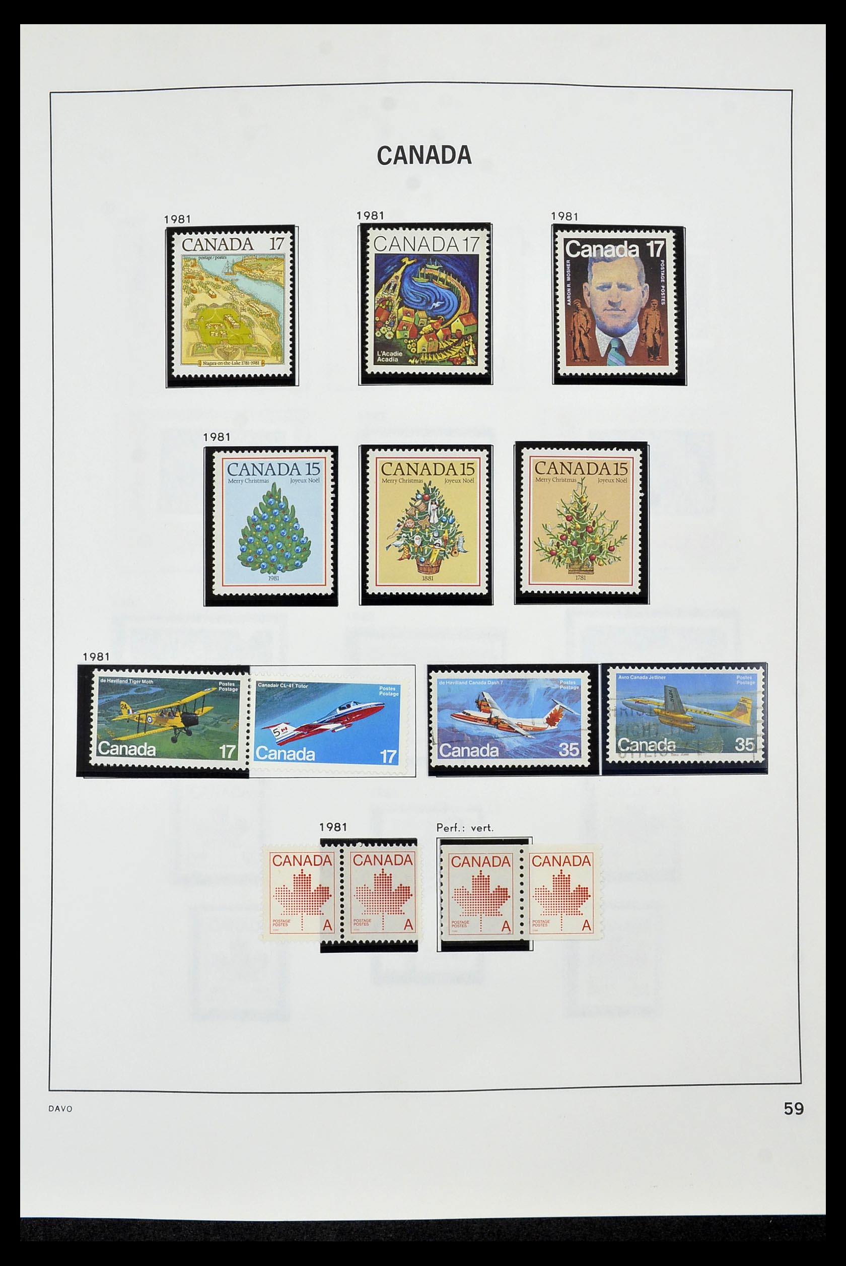 34472 066 - Postzegelverzameling 34472 Canada 1859-2006.