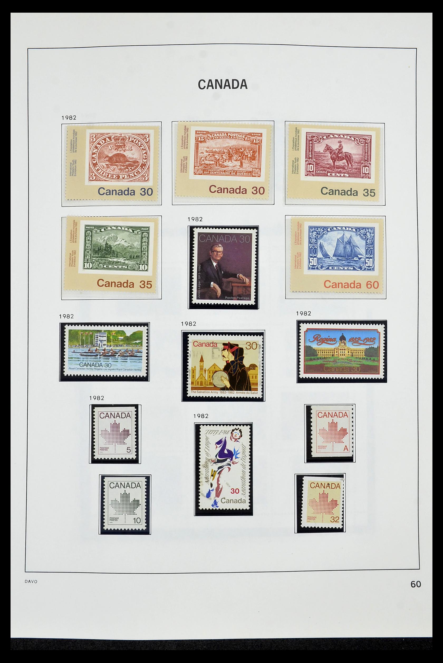 34472 067 - Postzegelverzameling 34472 Canada 1859-2006.